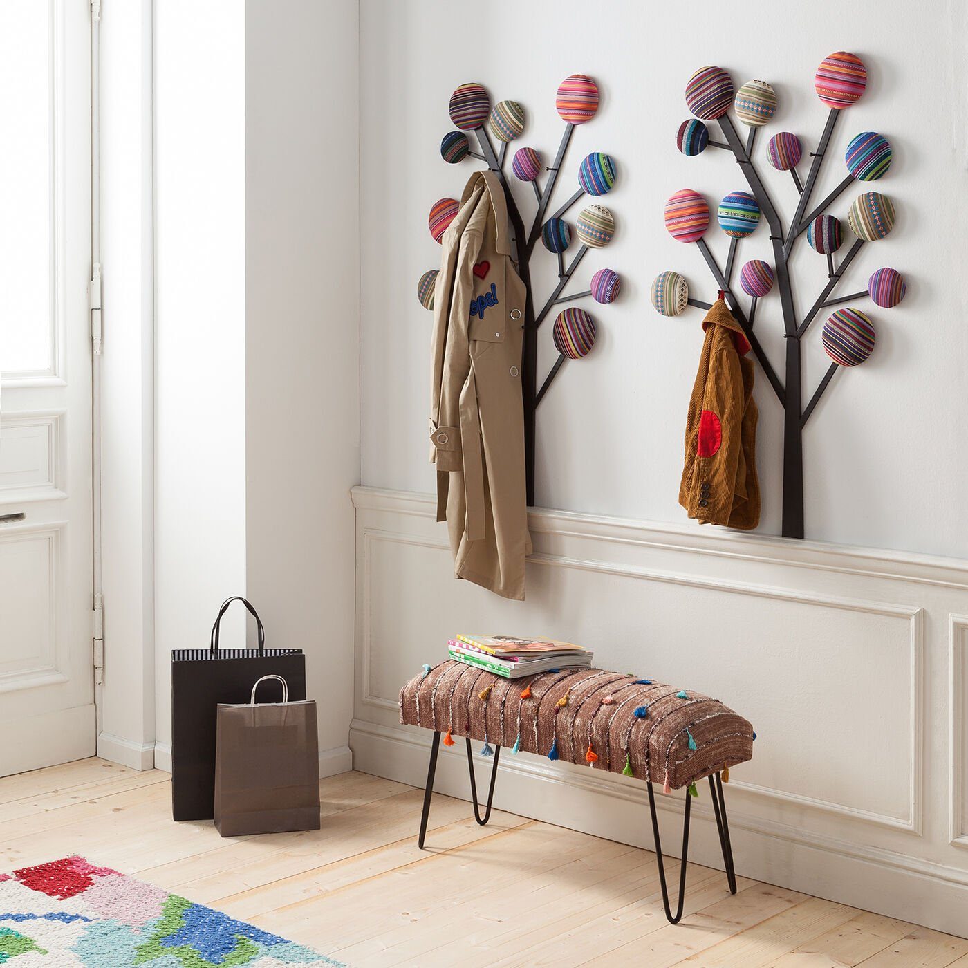 Kare Design Wandgarderobe Bubble, mit 6 günstig online kaufen