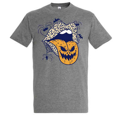 Youth Designz T-Shirt Halloween Lippen Herren T-Shirt Horror Logo im Fun-Look mit trendigem Motiv