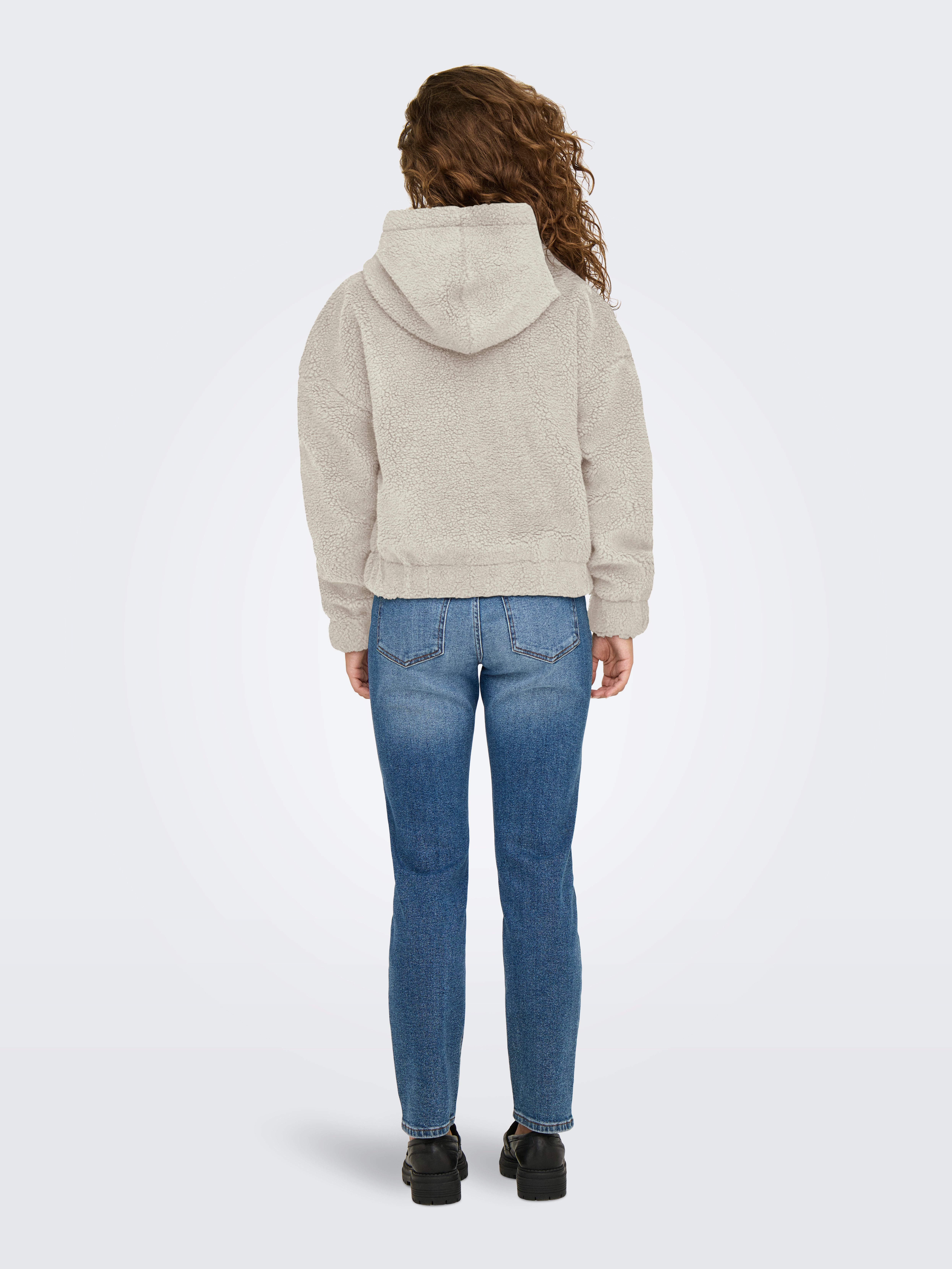 ONLY Fleecejacke ONLTANJA TEDDY HOOD JACKET günstig online kaufen