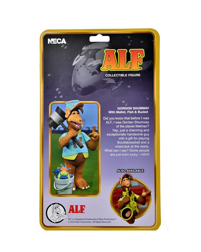 NECA Actionfigur Alf Toony Classic Figur Baseball Alf 15 cm