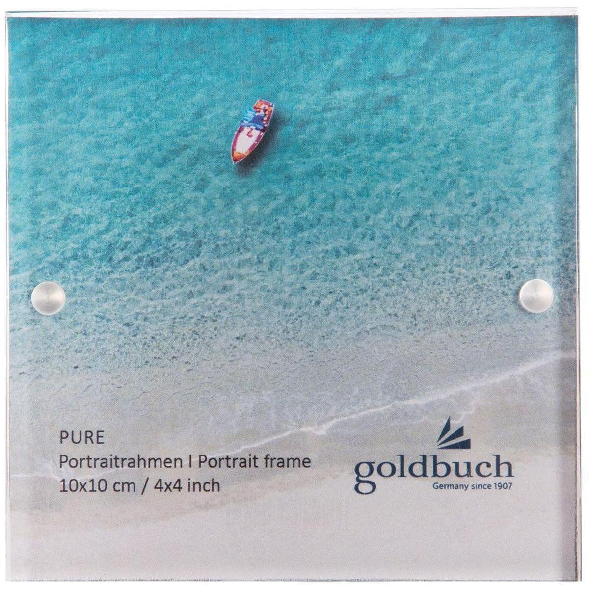 Goldbuch Bilderrahmen 950010 Pure Acrylrahmen 10x10cm