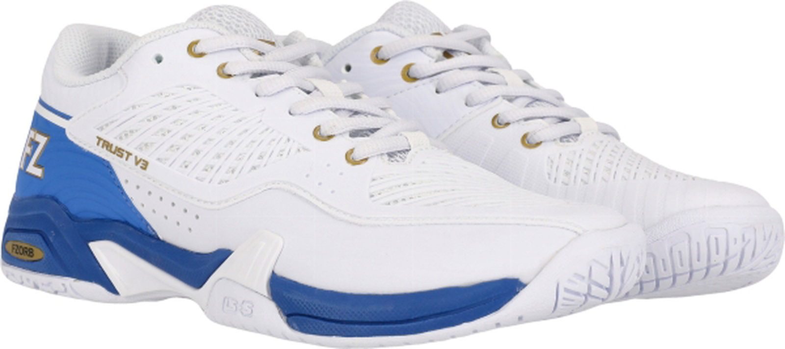 FZ Forza Trust V3 weiss/blau Herren Badmintonschuh