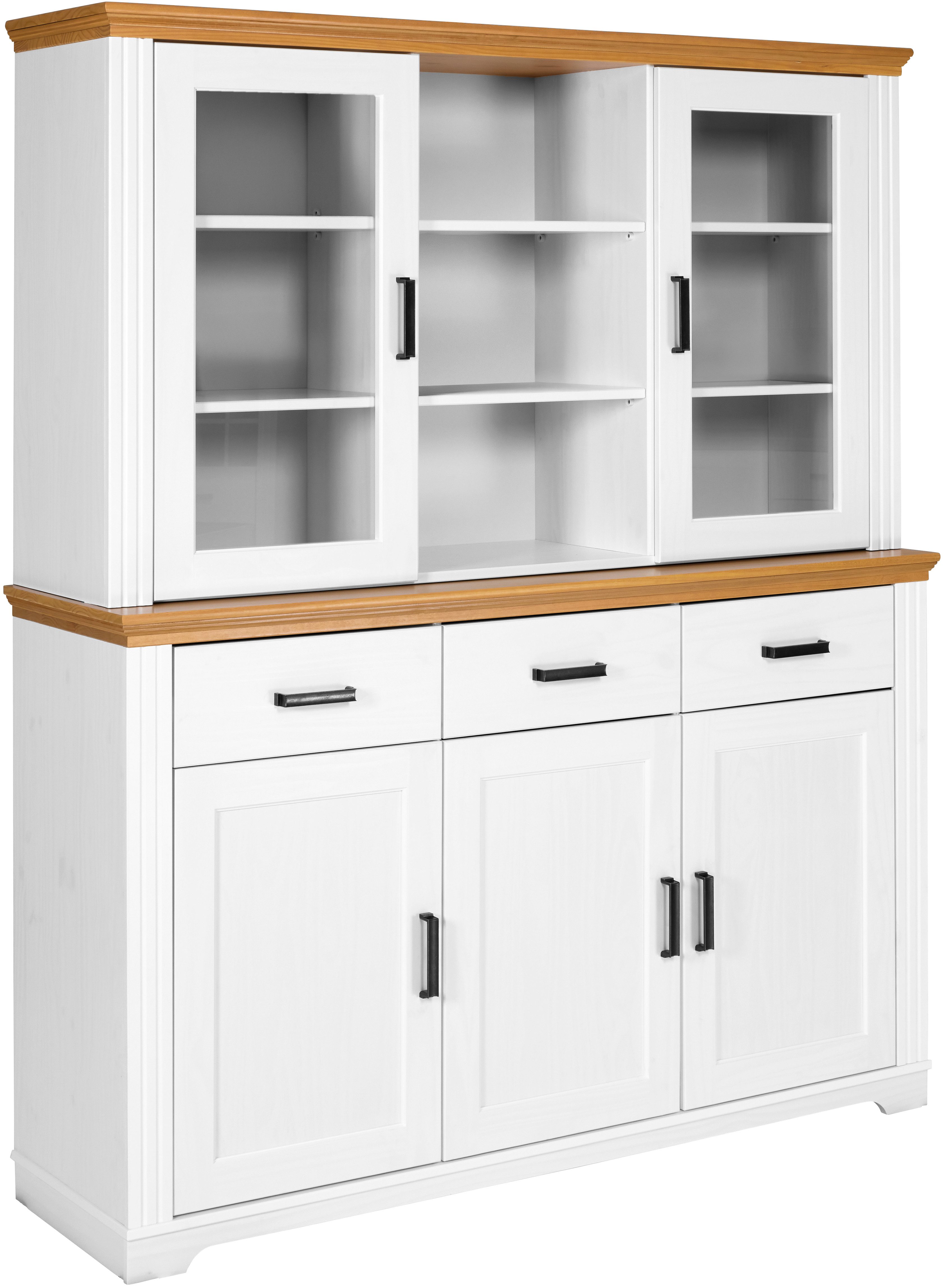 Inter Link Buffet Buffet Maluno (1-St) Kiefer Massiv, soft-close, Stauraum, BxTxH: ca.166,4 x 48,3 x 199,4 cm