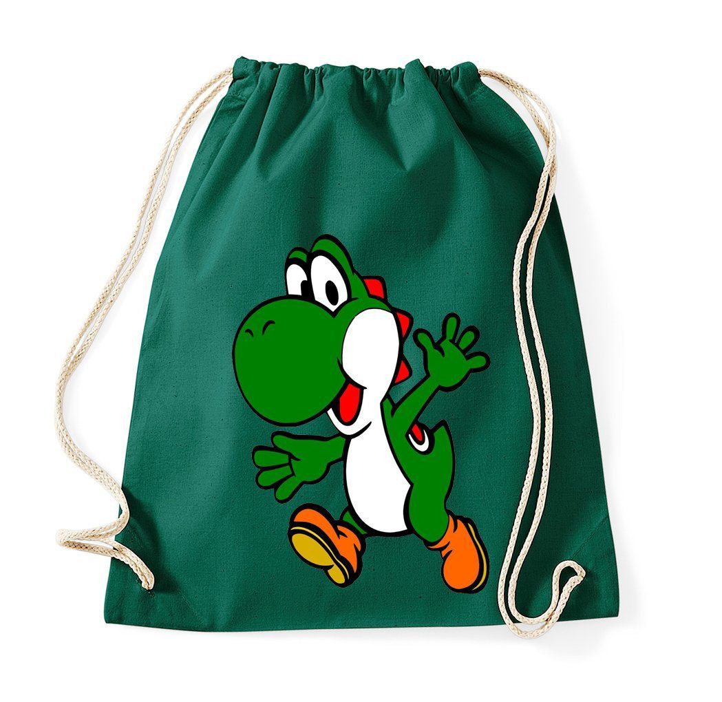 Youth Designz Turnbeutel Yoshi Baumwoll Tasche Turnbeutel, mit Trendigem Frontdruck