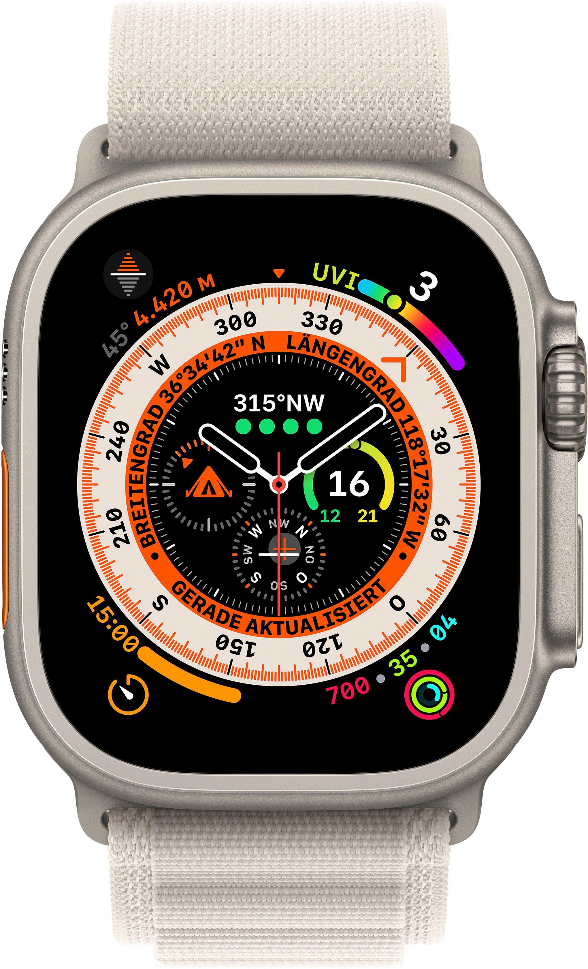 + M Cellular Apple Ultra Watch, Alpine Anforderungen Watch Alpine für GPS Medium Starlight extreme Gemacht 49mm