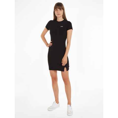 Tommy Jeans Curve Jerseykleid TJW SCRIPT SS BODYCON DRESS EXT Große Größen