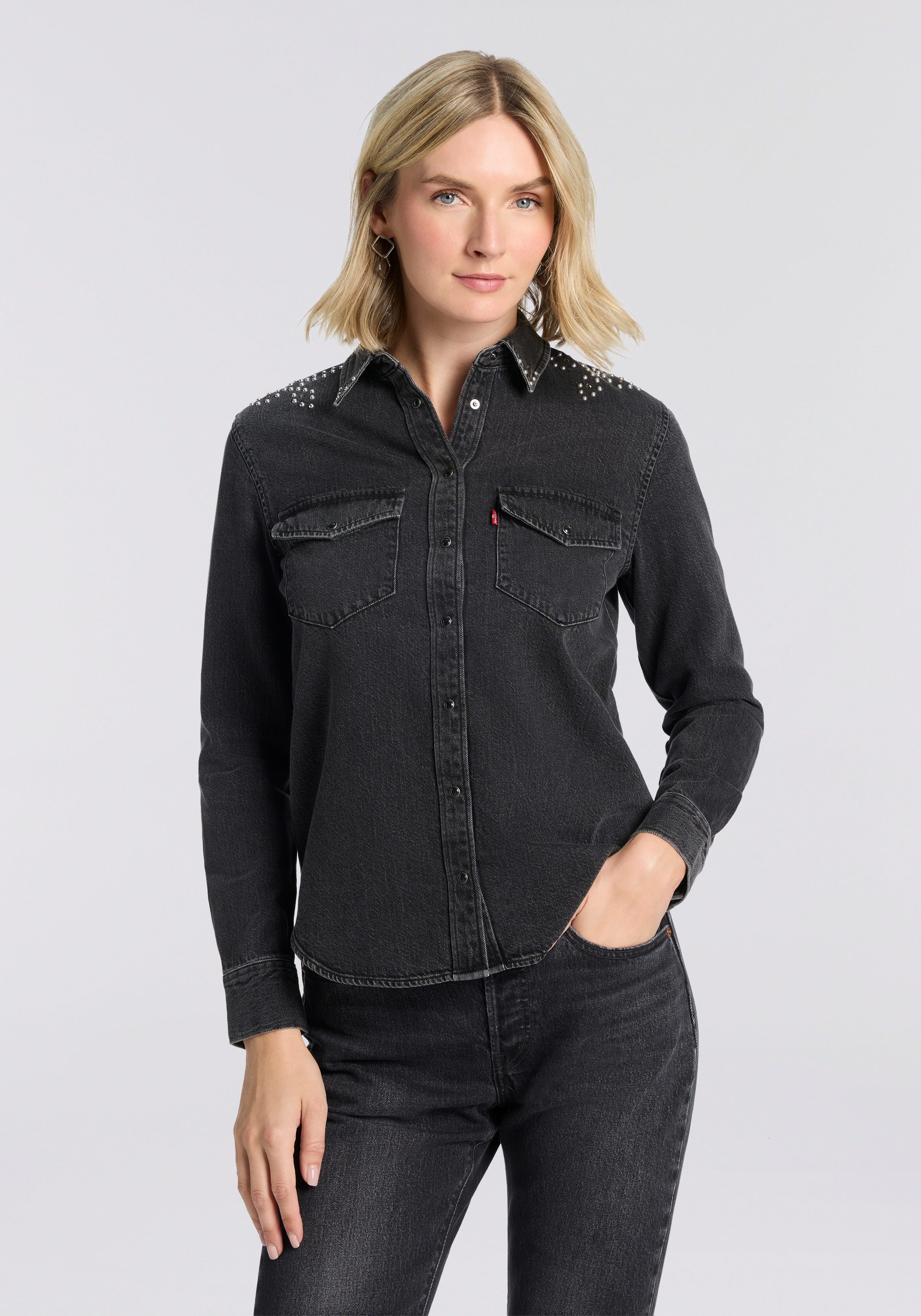 Levi's® Jeansbluse ESSENTIAL WESTERN mit Brusttaschen günstig online kaufen