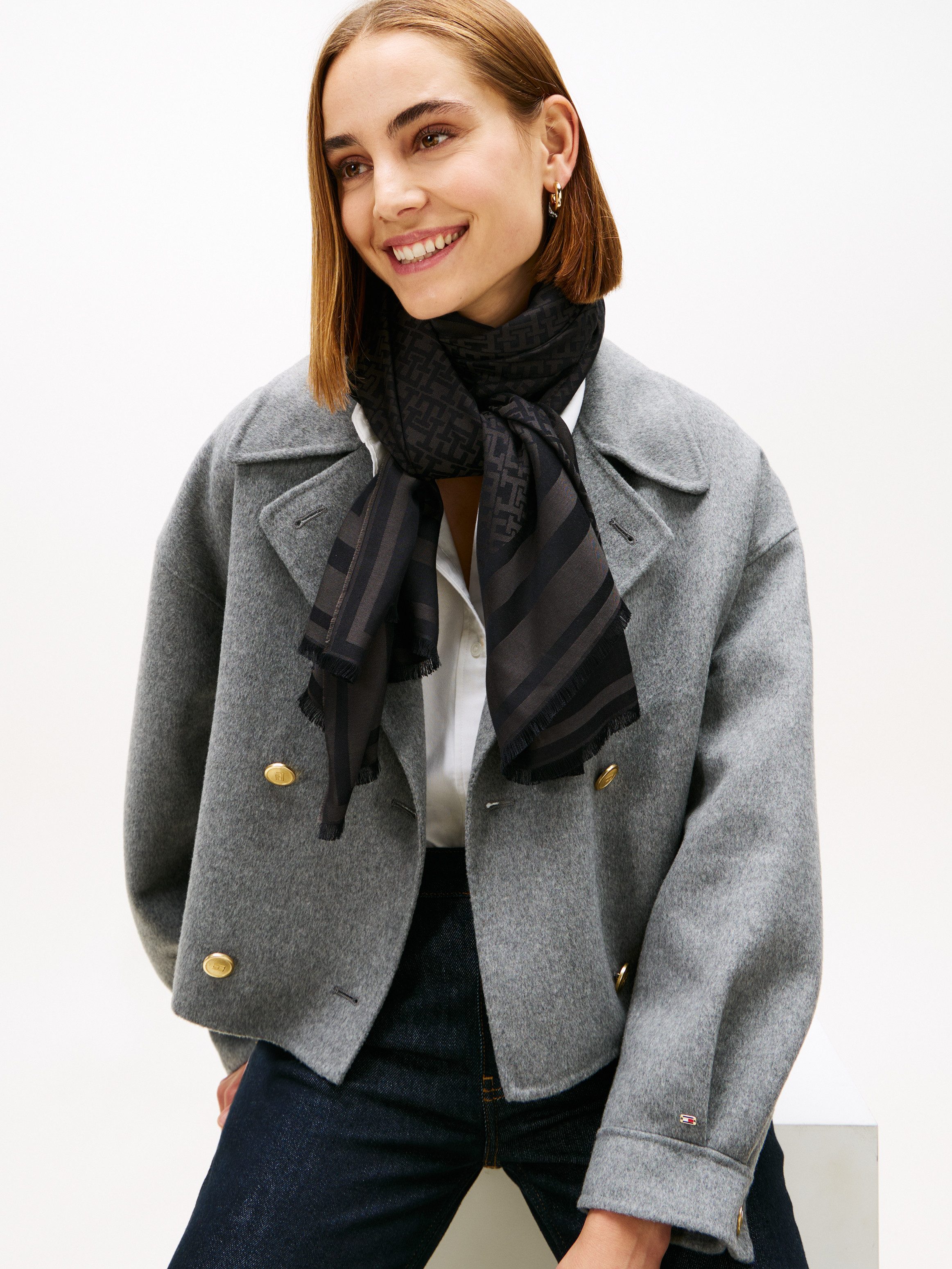 Tommy Hilfiger Modeschal TH MONOGRAM