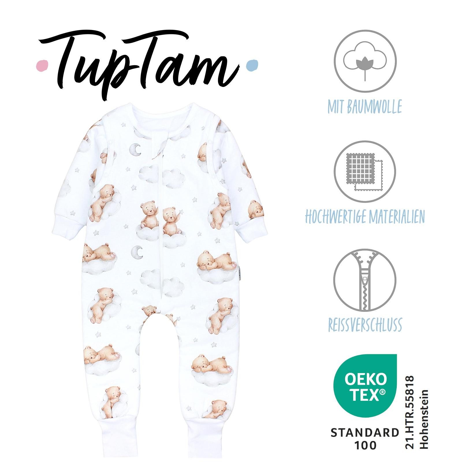 TupTam Babyschlafsack TupTam Schlafsack mit Beinen und Ärmeln 2.5 TOG