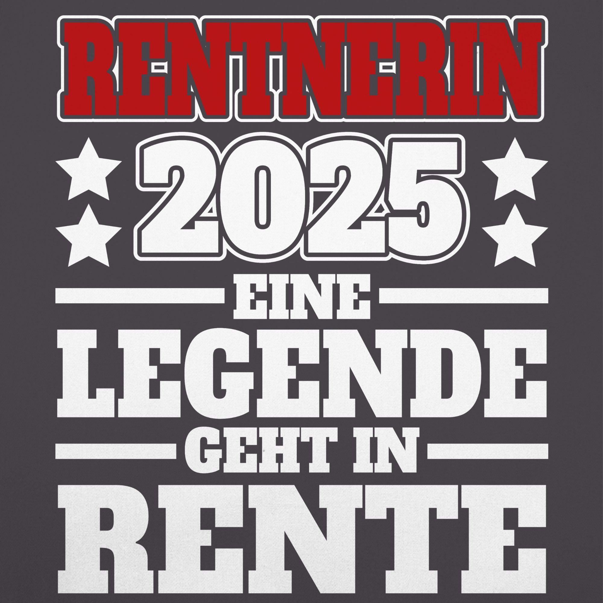 Shirtracer Kochschürze Rentnerin 2025 Eine Legende günstig online kaufen