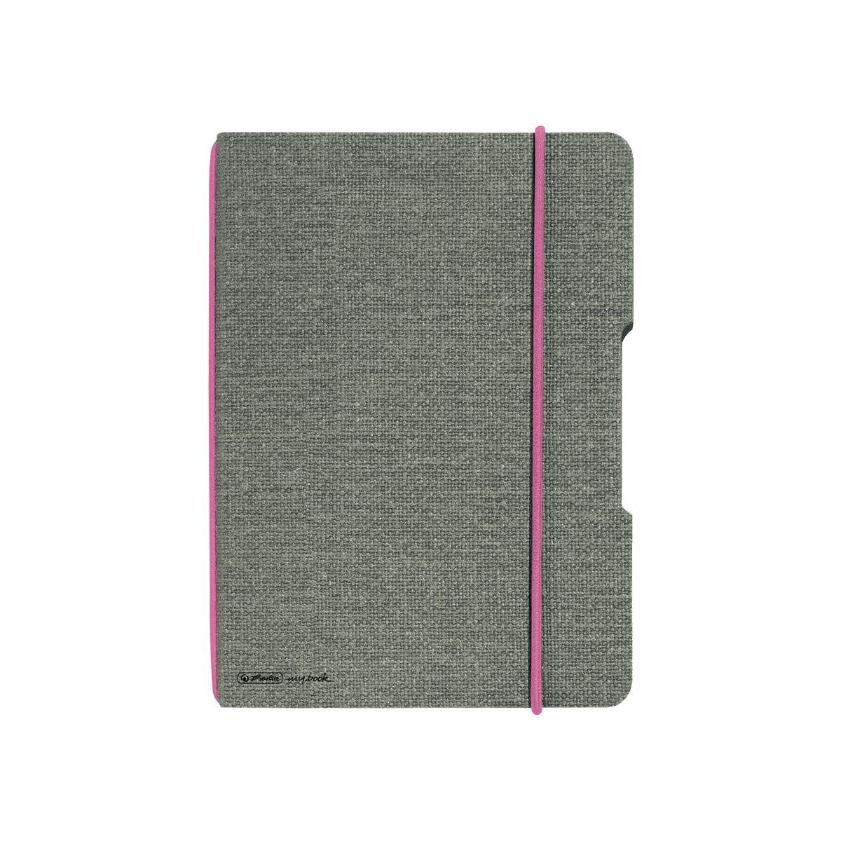 Notizbuch Herlitz Notizheft / Notizbuch DIN A5 / flexibel / 40 Bl./ kariert / Le