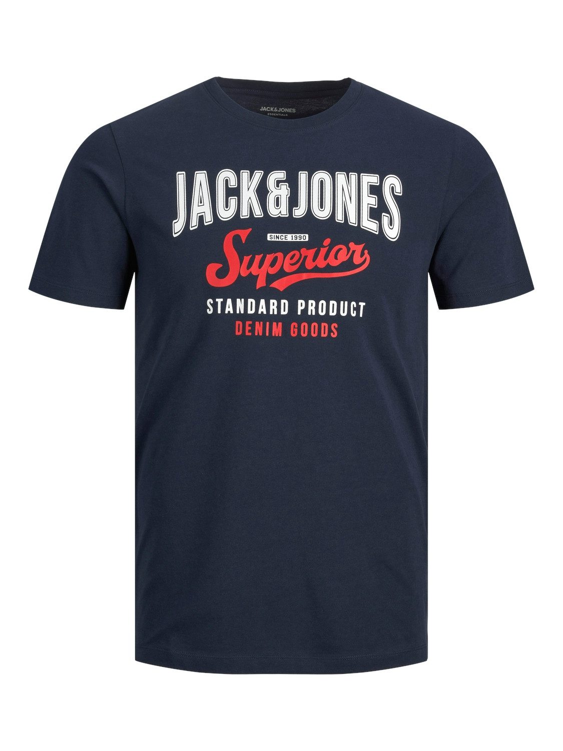 T-Shirt Herren T-Shirt Rundhals Kurzarm JJELOGO TEE SS O-NECK 2