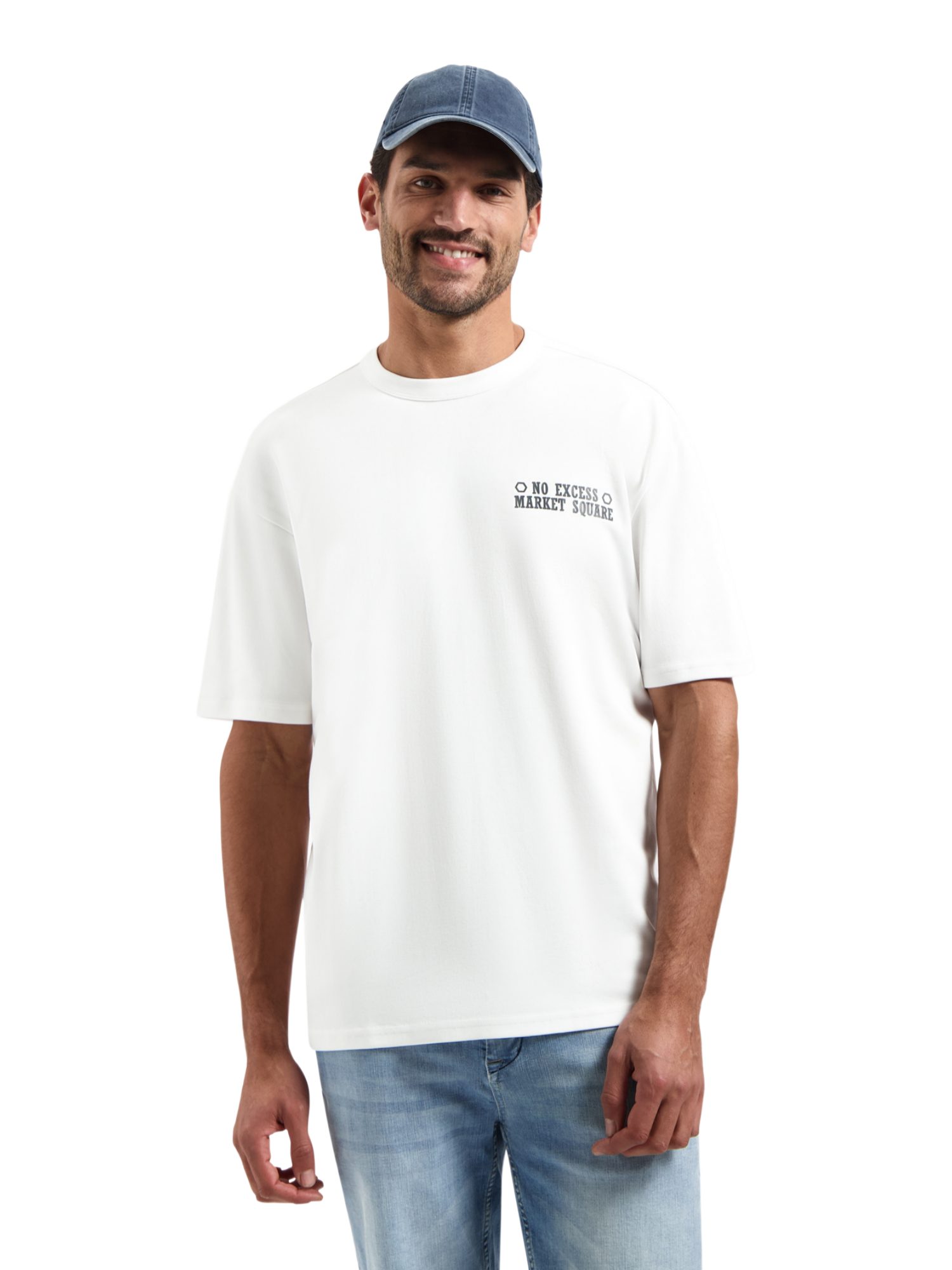 NO EXCESS Kurzarmshirt Men's