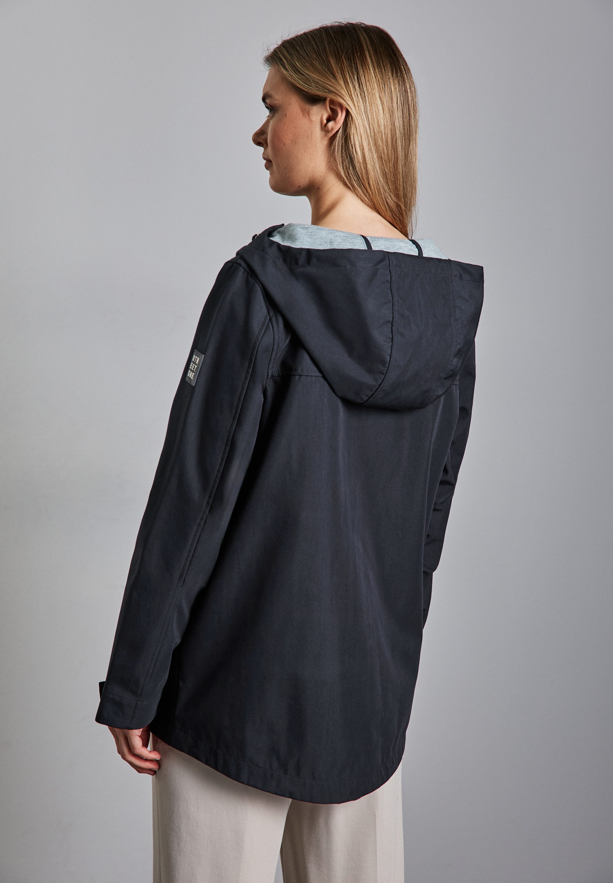 STREET ONE Kurzjacke mit Kapuze mit Tunnelzugband günstig online kaufen
