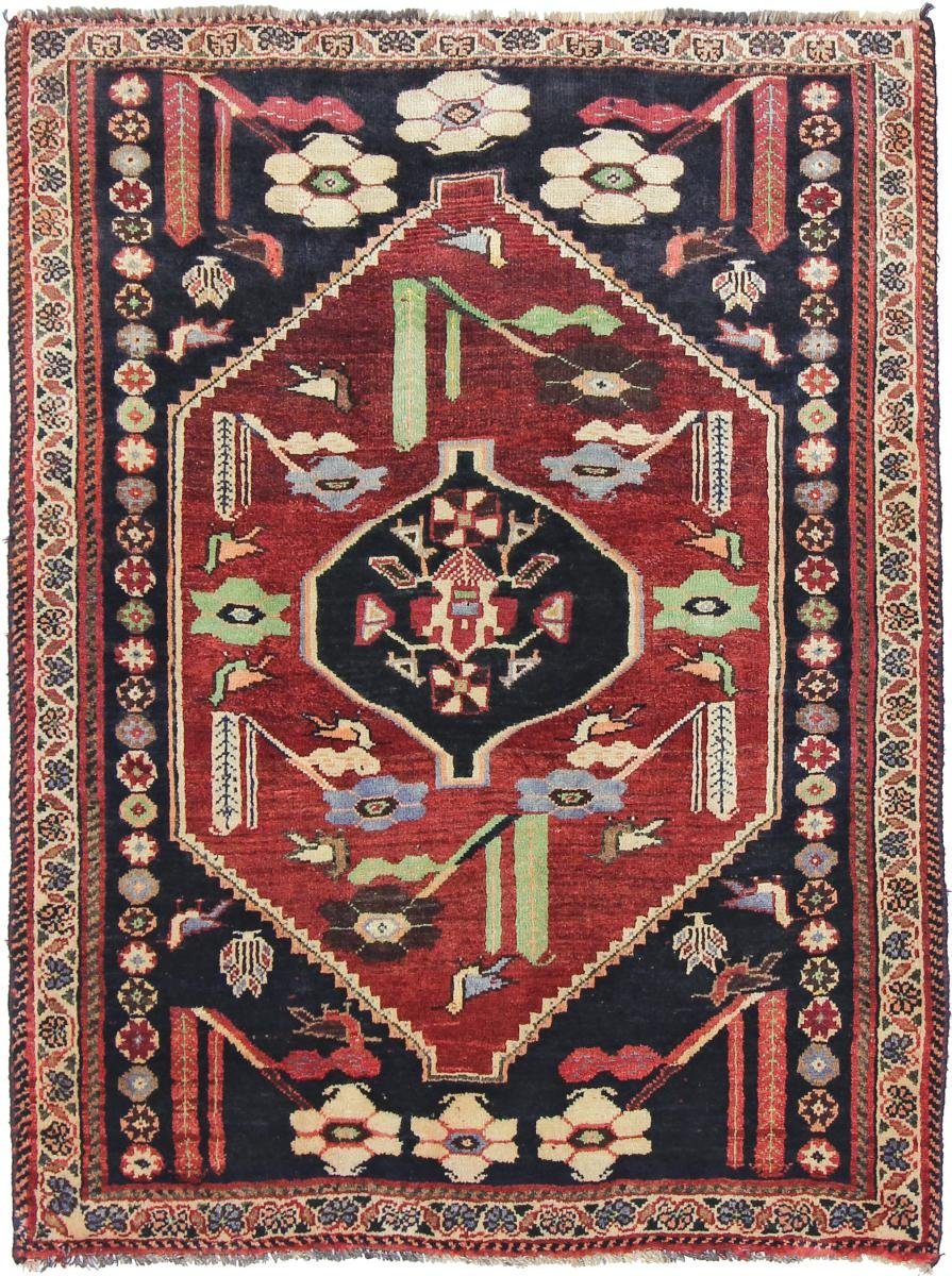 Orientteppich Ghashghai 110x149 Handgeknüpfter Orientteppich / Perserteppich, Nain Trading, rechteckig, Höhe: 12 mm