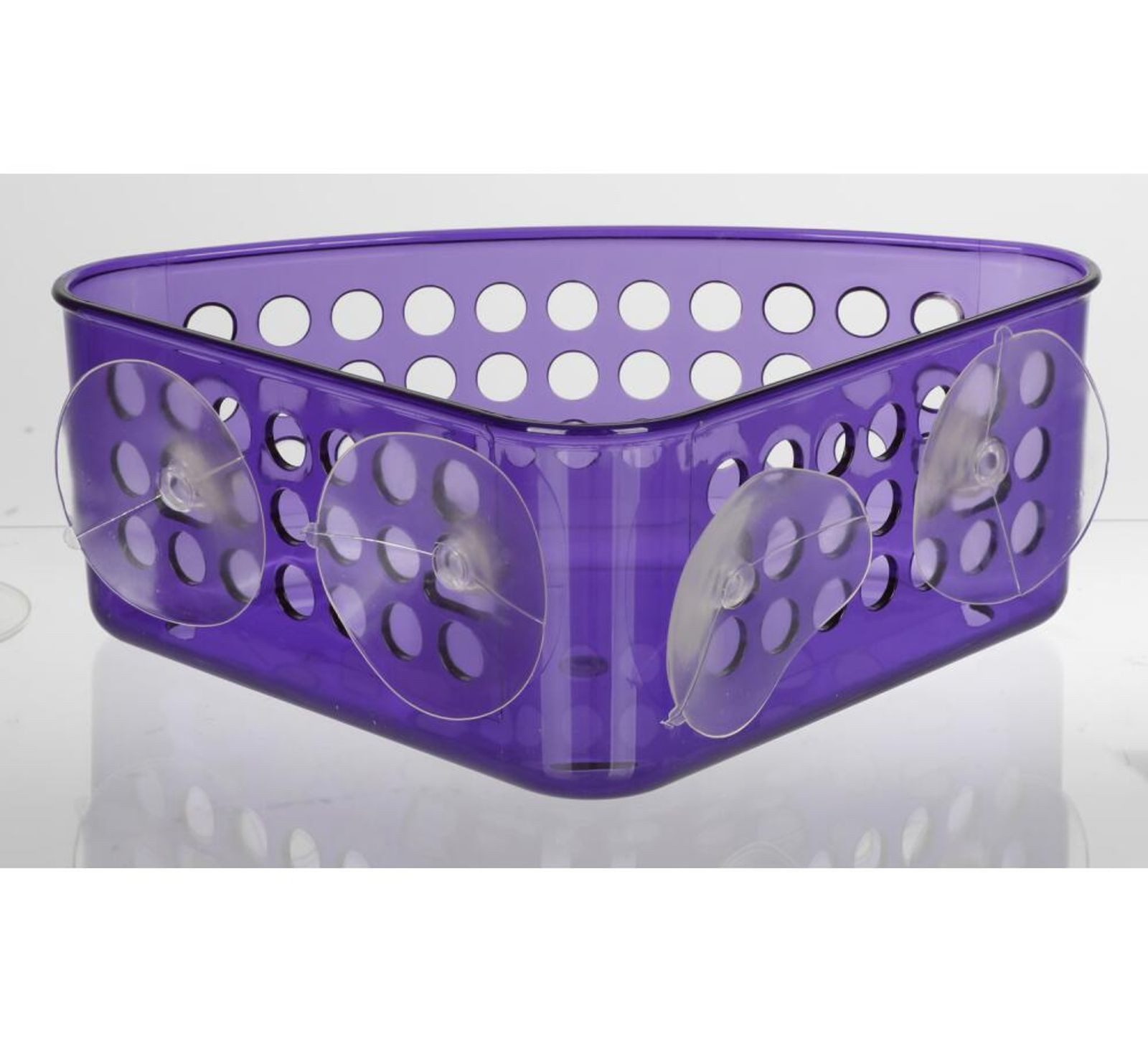 BURI Aufbewahrungsbox 6x Wandkorb Dreieck Ocean Noppen Dusche Ablagen Regal Hängend Baden