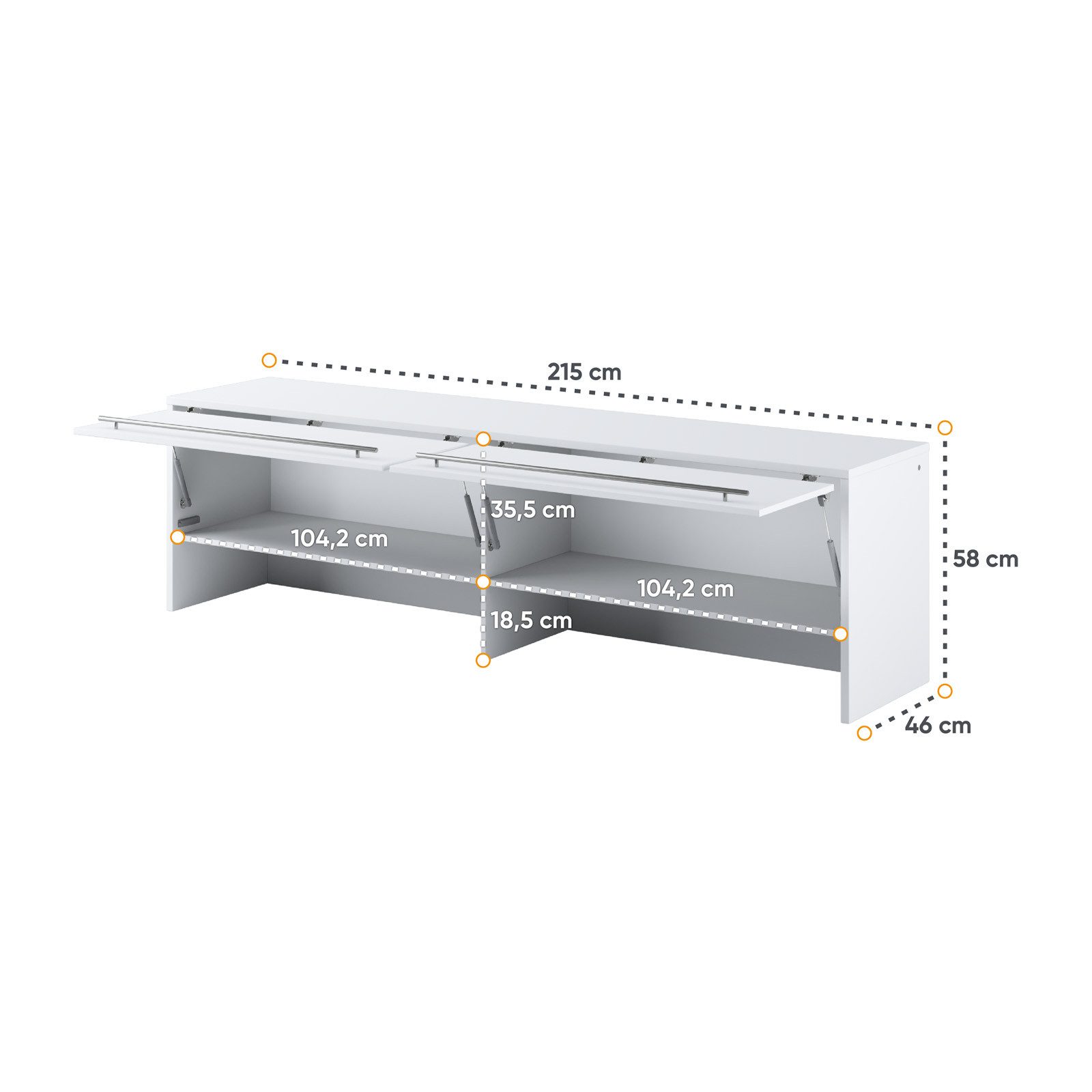 HAUSELEMENT Aufsatzschrank CP-09 LENART CONCEPT PRO für Schrankbett CP-04
