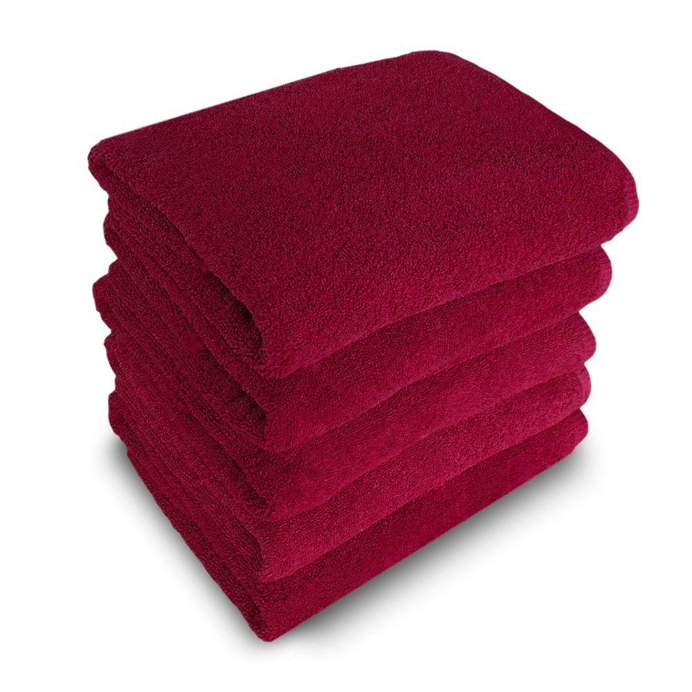 50x70, zur 50x100, cm, verpackt, 70x140, Aufhänger, Handtuch 100% 29 Auswahl: (einzeln - Set Farben 1-tlg), 500 g/m², 23 30x50 bordeaux MatratzenL.A.B® mit Baumwolle,