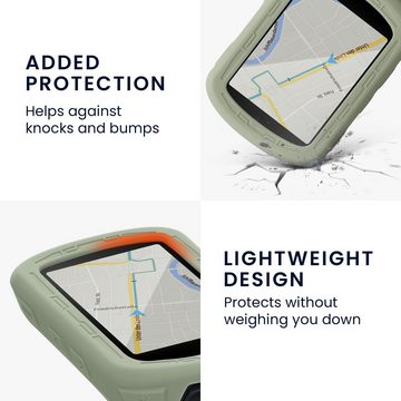 kwmobile Bumper kwmobile Hülle für Garmin Edge 840 / Edge 540, Silikon GPS Fahrrad Case Schutzhülle - in Pastellgrün