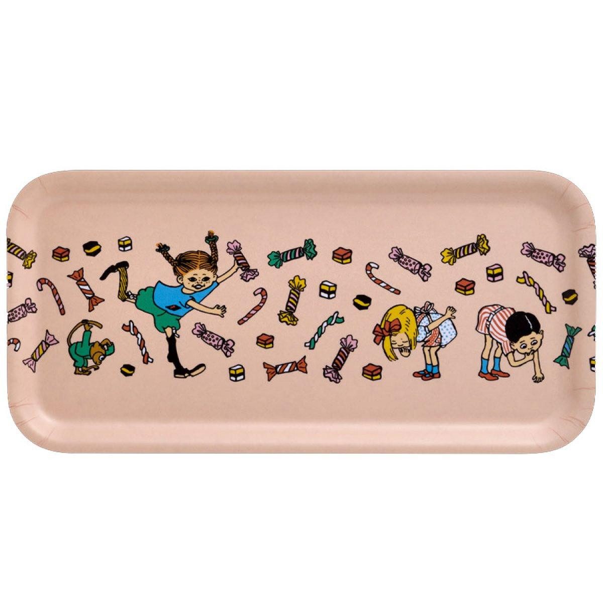 Muurla Platzset Tablett Pippi Langstrumpf Cancy Birkenholz (27x13cm)