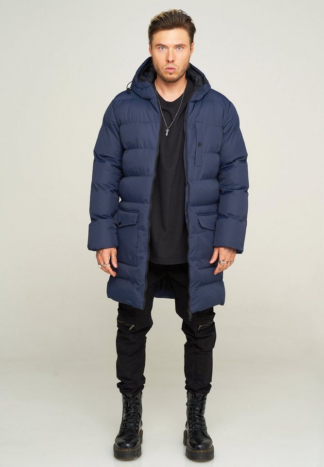 behype Steppjacke PUFFER PARKA Steppjacke mit Kapuze