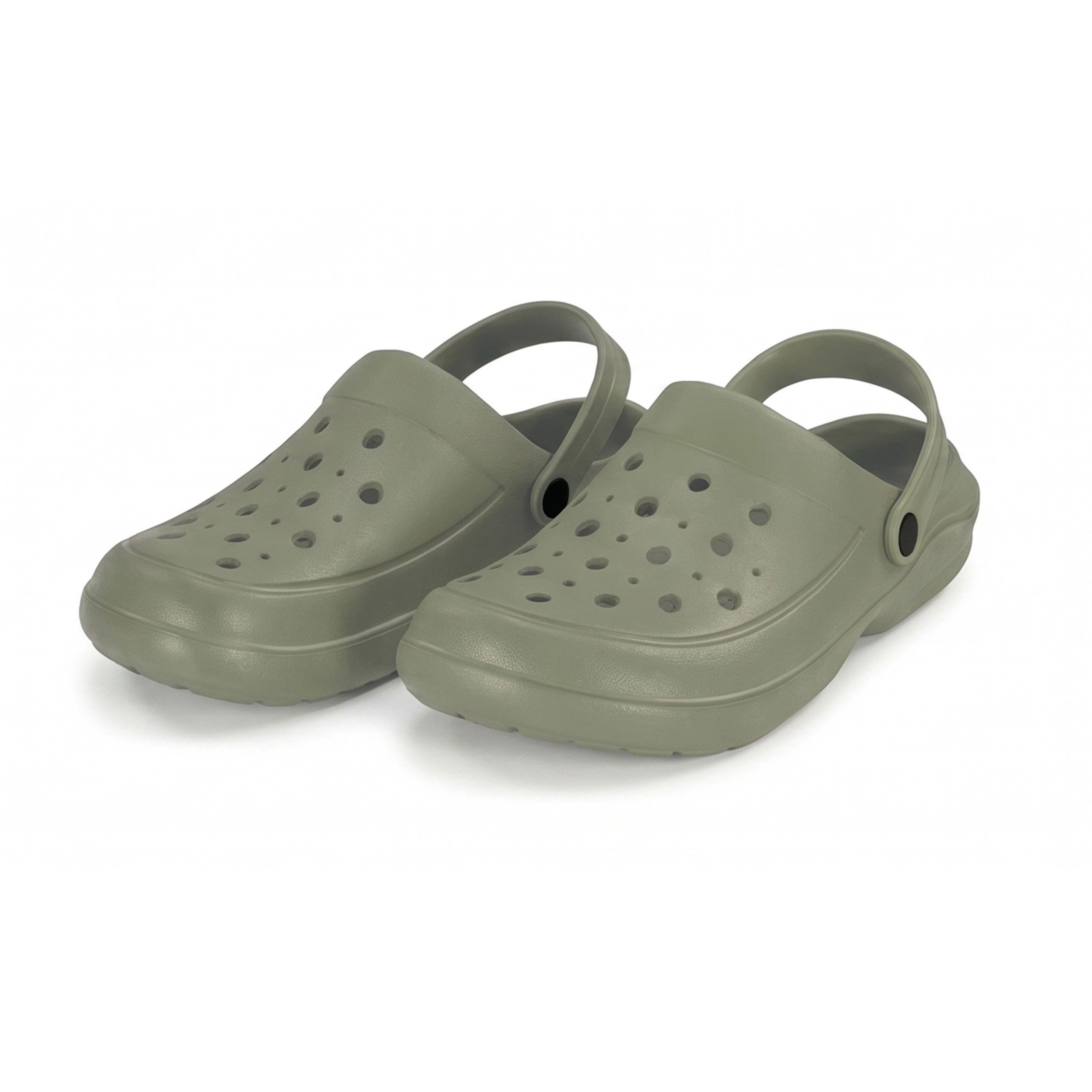 kamelshopping Clogs für Damen & Herren aus Kunststoff mit Fersenriemen Clog ideal als Gartenschuhe, Badeschuhe, Pantolette, Hausschuh etc.