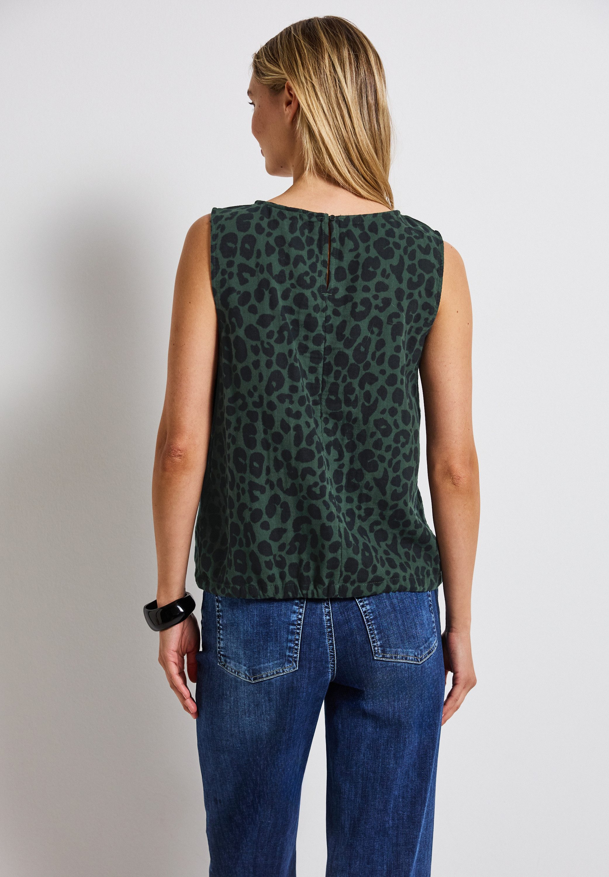 STREET ONE Blusentop Musselin mit Print günstig online kaufen