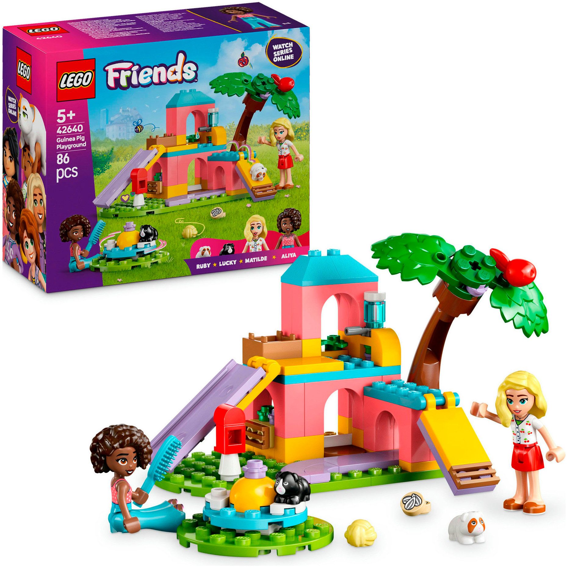 LEGO® Meerschweinchen Spielplatz (42640), LEGO Friends Konstruktionsspielst günstig online kaufen