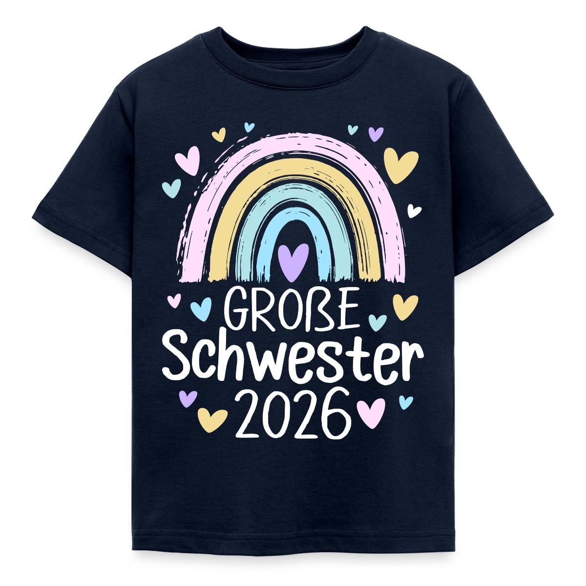 T-Shirt Große Schwester, 2026 Kinder T-Shirt