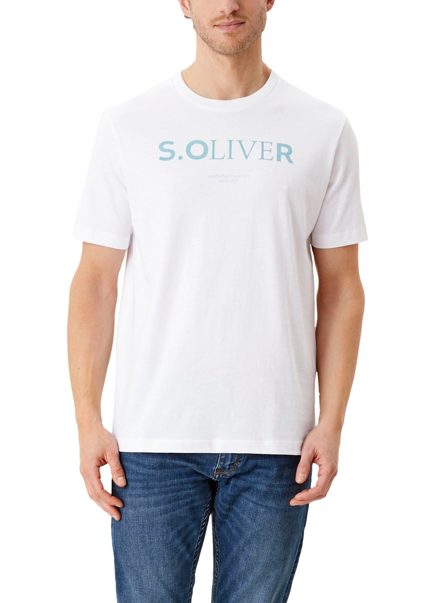 s.Oliver T-Shirt weiß