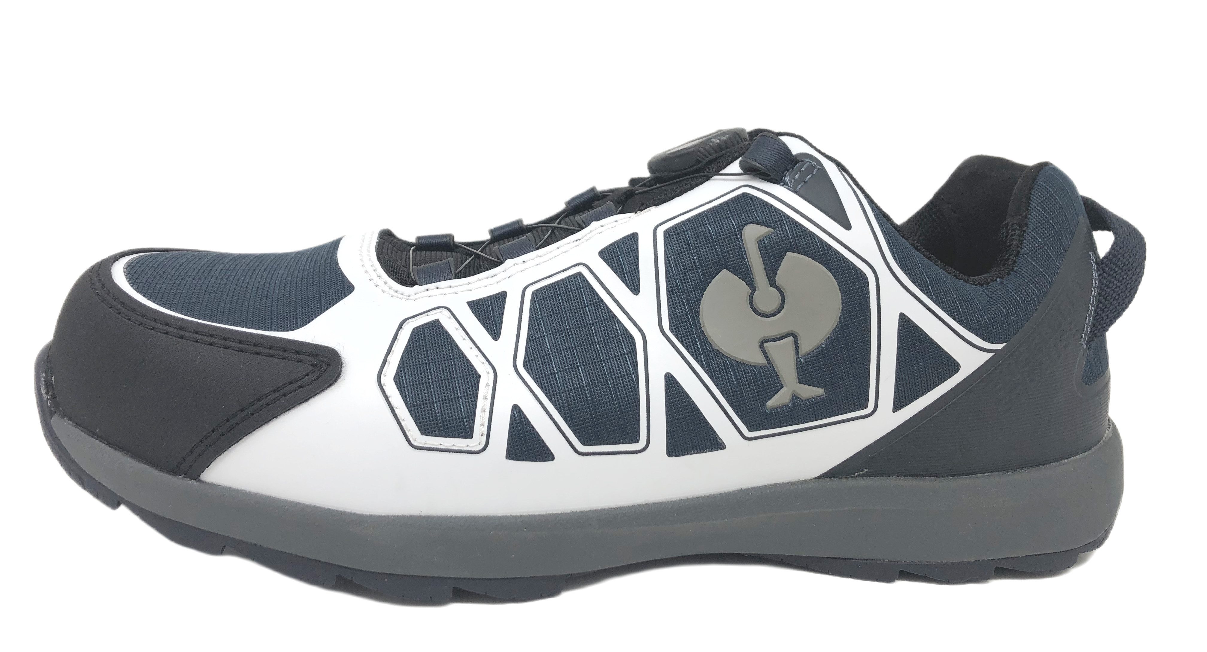 Engelbert Strauss e.s. Baham II low MIT Stahlkappe S1 Fb. dunkelblau-schwarz Sicherheitsschuh Gummi-Überkappe