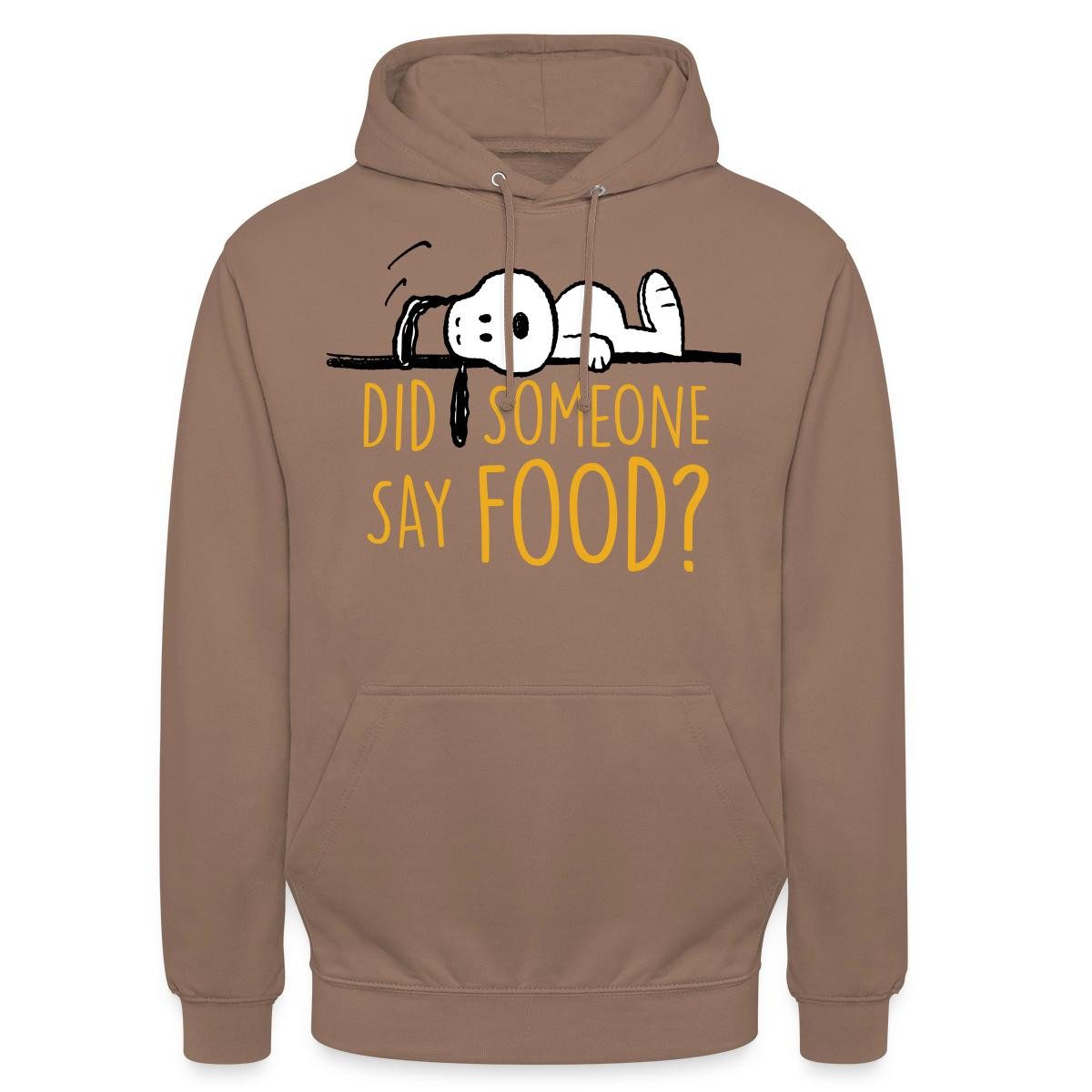 Spreadshirt Hoodie Peanuts Snoopy Ich Hab Hunger Lustiger Spruch Unisex Hoodie (1-tlg)