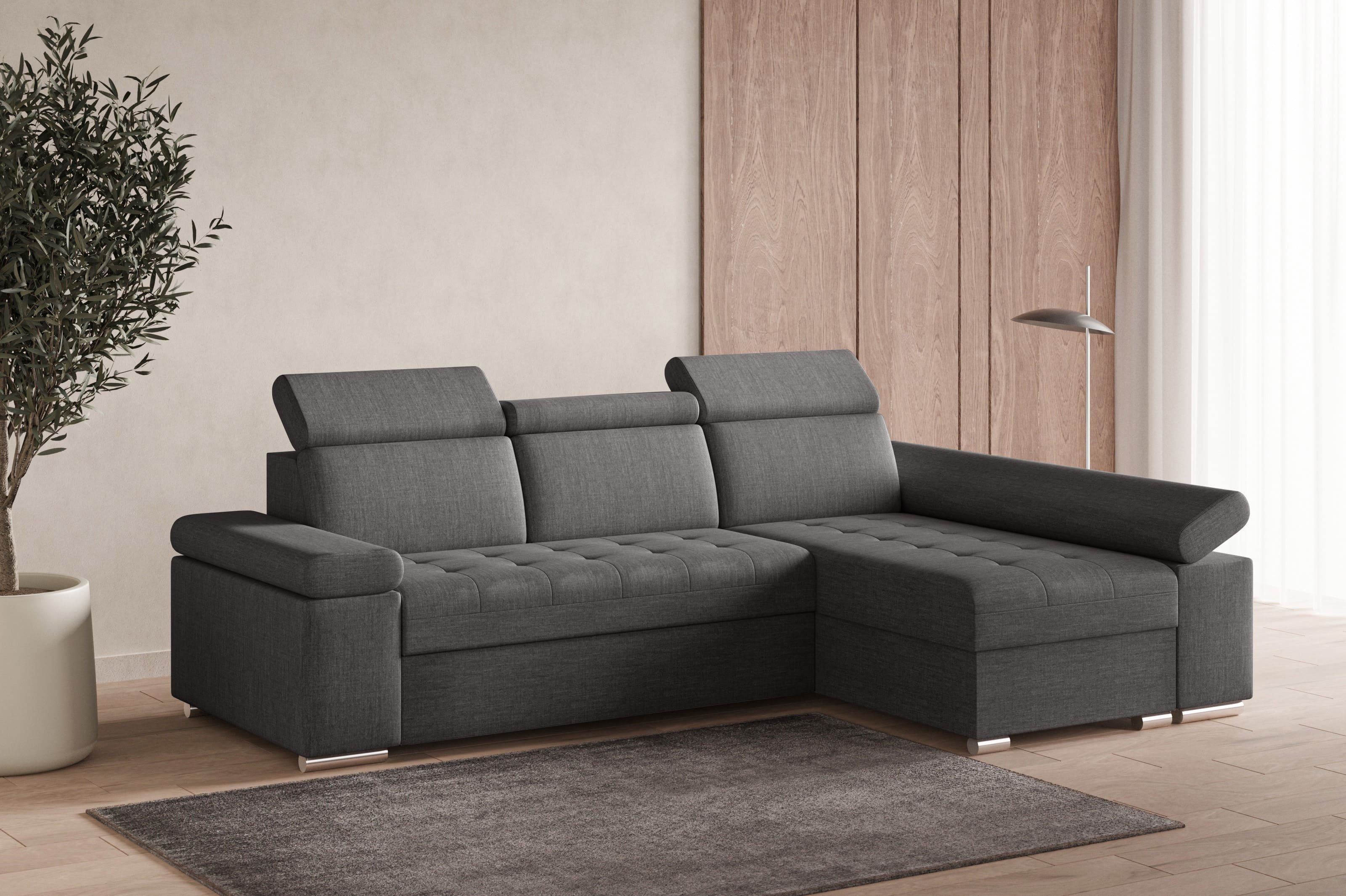 MOEBLO Ecksofa LUKA, modernes Schlafsofa, bequemes günstig online kaufen