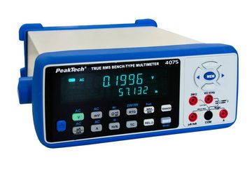 PeakTech Multimeter PeakTech 4075: TRMS Tischmultimeter ~ 63.000 Counts mit Datenlogger