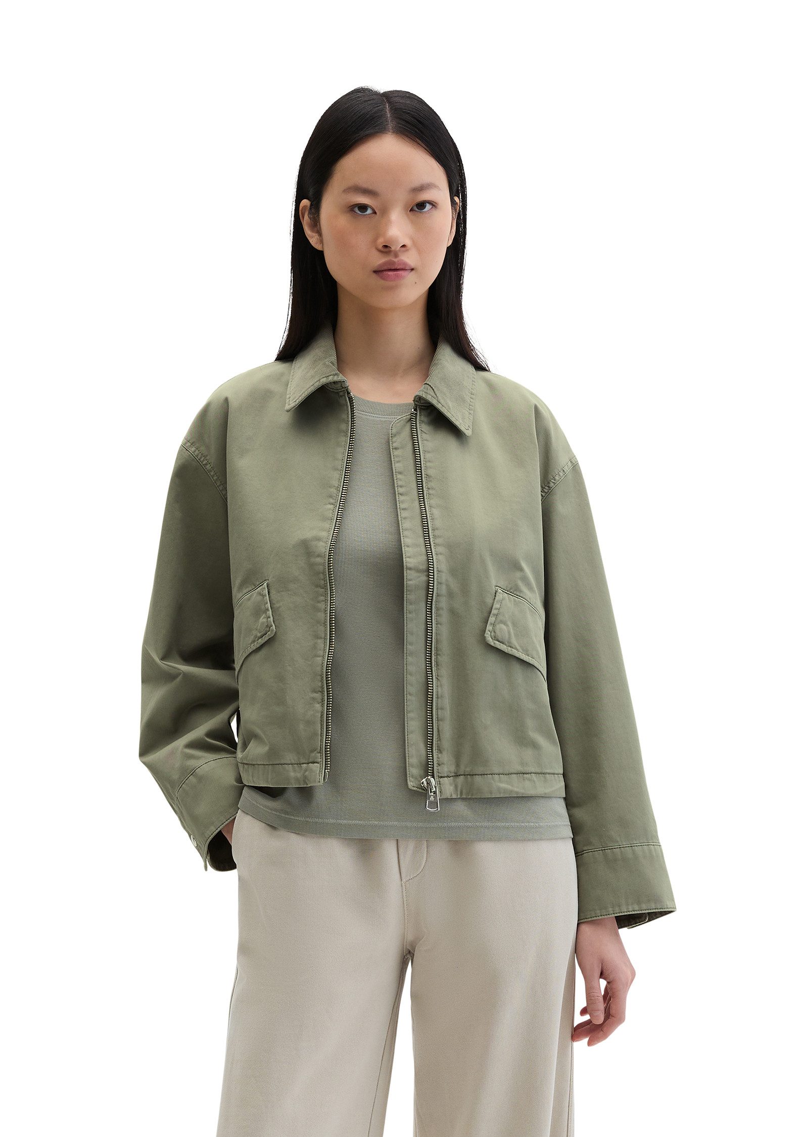 Marc O'Polo Outdoorjacke aus Organic Cotton-Twill