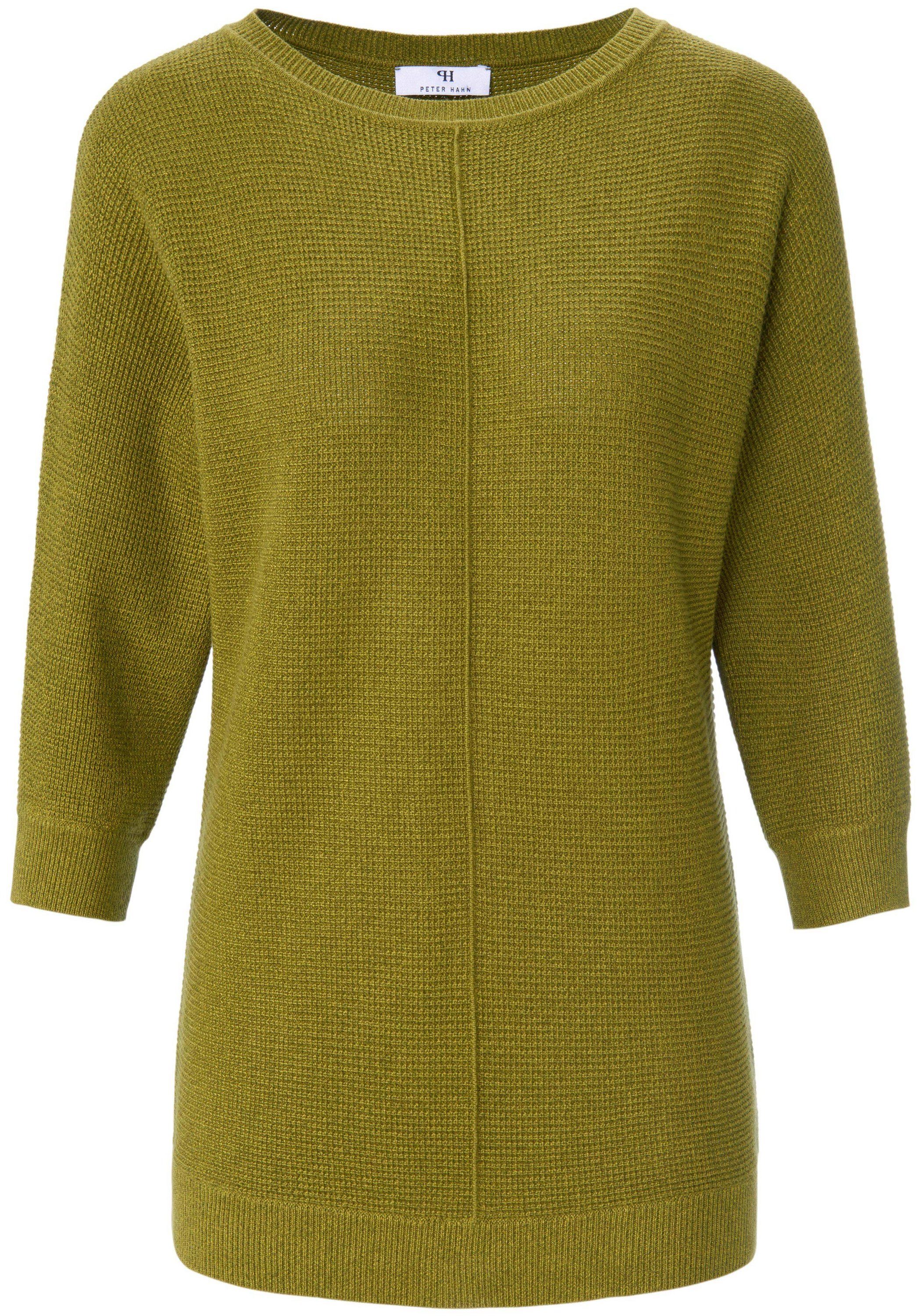 Peter Hahn cotton GREEN/OLIVE Strickpullover