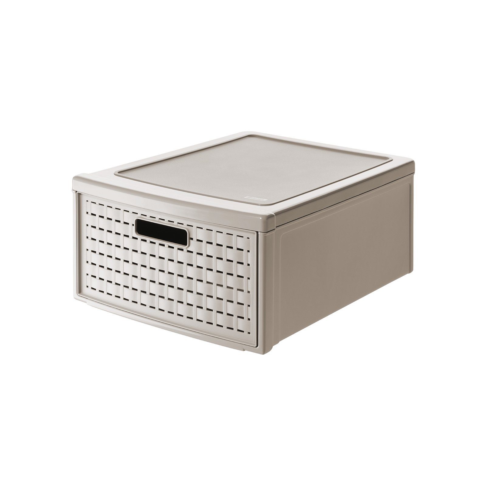 ROTHO Aufbewahrungsbox Country Schubladenbox mit 19.2l Schub in Rattan-Opti günstig online kaufen