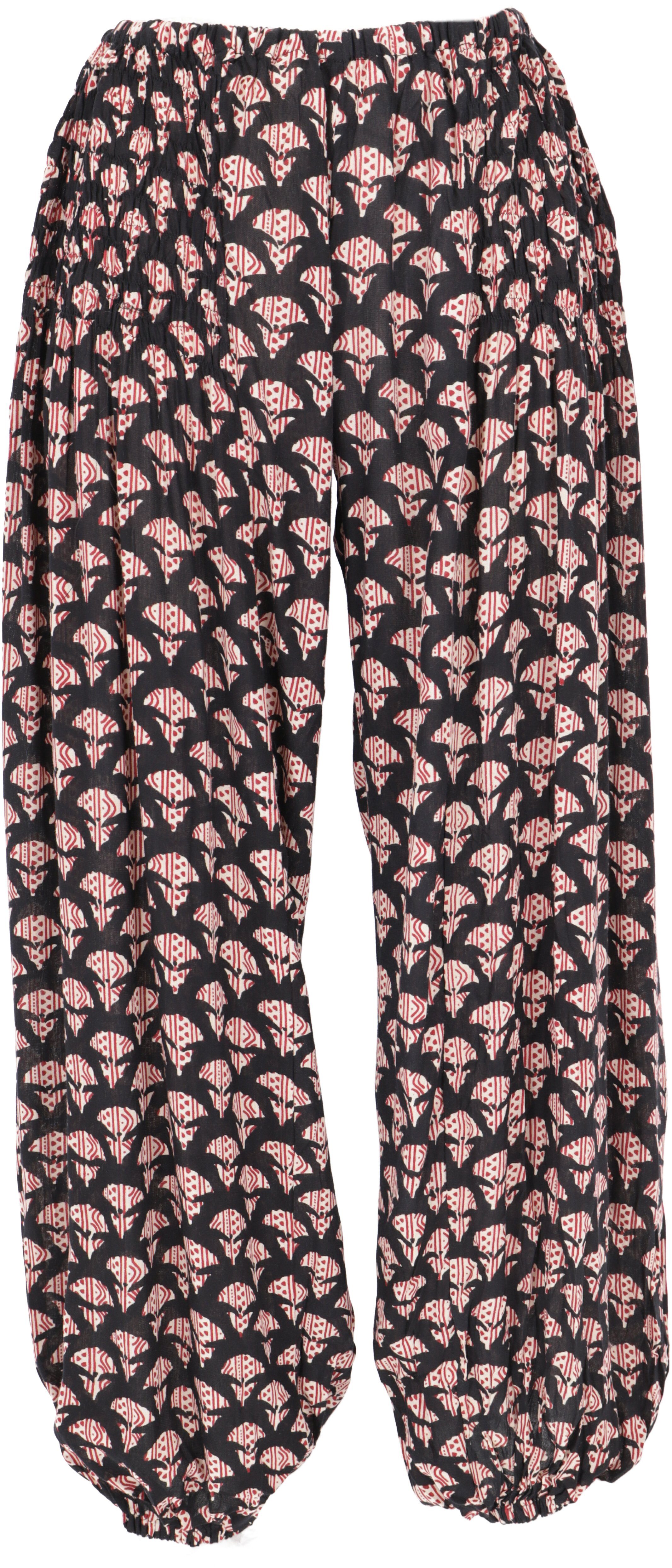 Guru-Shop Relaxhose Luftige Muckhose, Boho Pluderhose, günstig online kaufen