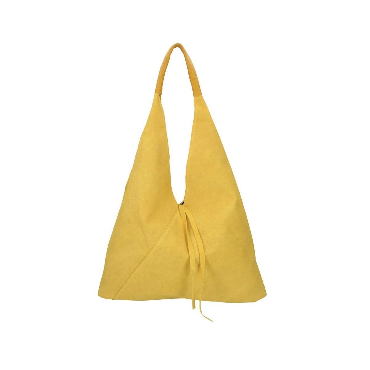 ITALYSHOP24 Schultertasche Made in Italy Damen XXL Leder Tasche Shopper, ein Leichtgewicht, als Schultertasche, unter dem Arm tragbar