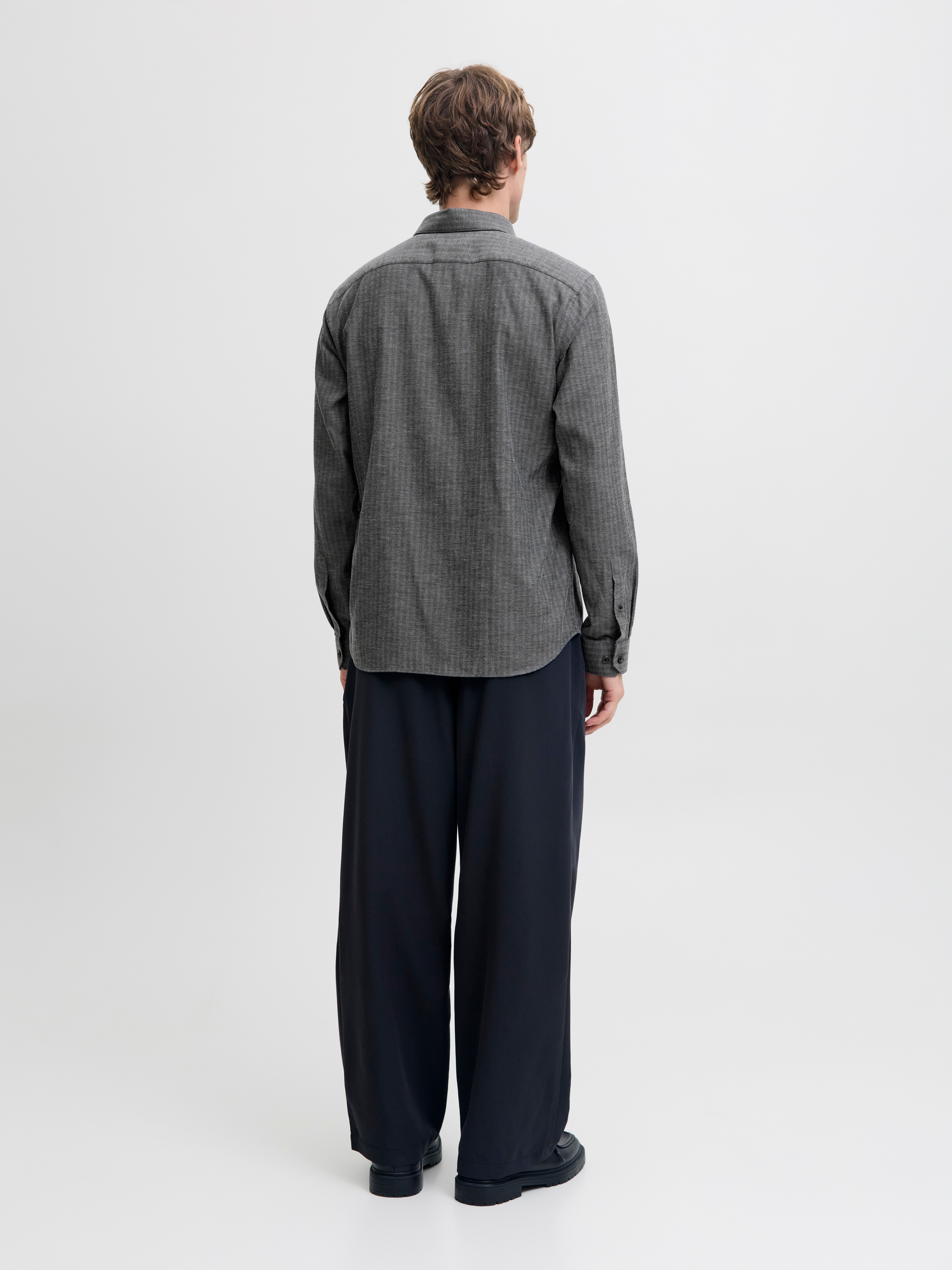 Jack & Jones Langarmhemd JPRBLAPARKER MELANGE L/S SHIRT BF