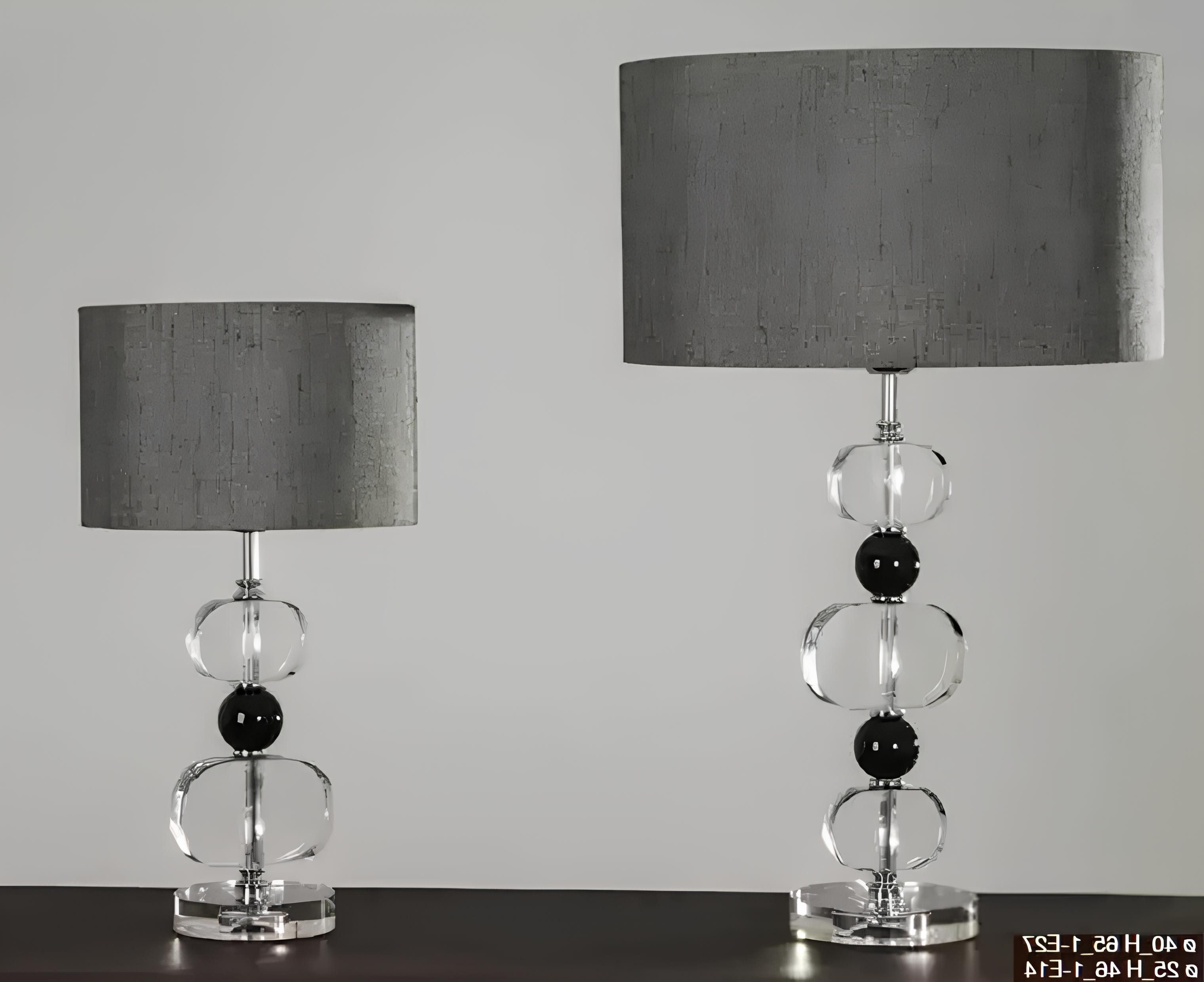 Xlmoebel Nachttischlampe Moderne graue Tischlampe für stilvolle Beleuchtung neu interpretiert, Hergestellt in Europa