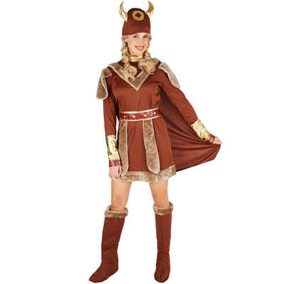 dressforfun Wikinger-Kostüm Frauenkostüm Wikingerchefin