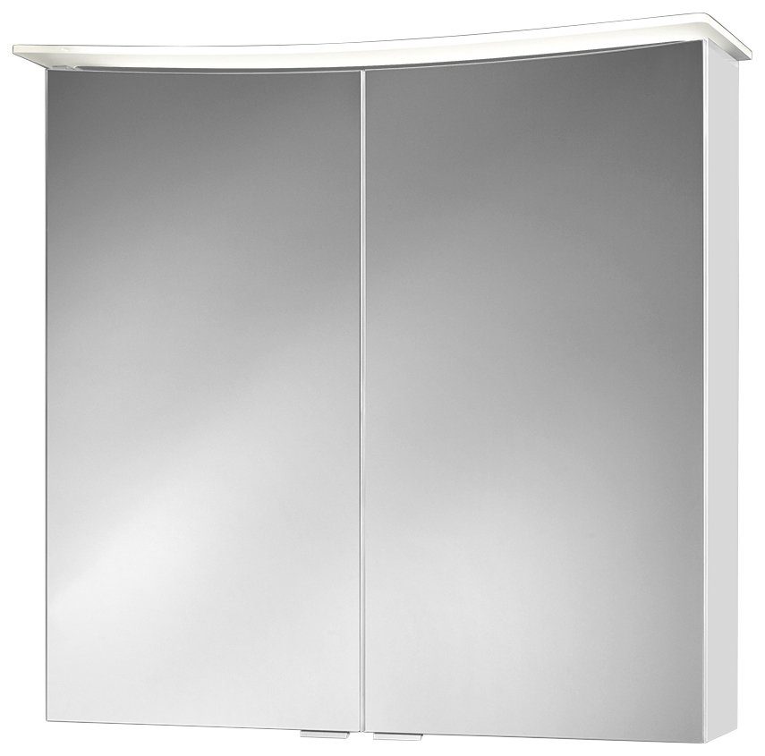 jokey Spiegelschrank Lightbend Breite 75 cm weiß