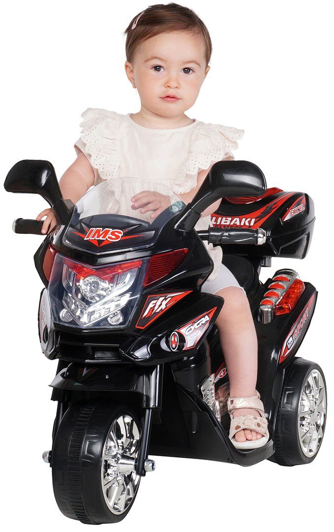 Actionbikes Motors Elektro-Kinderdreirad Kinder Elektro Motorrad C051, Belastbarkeit 25 kg, (1-tlg), mit Soundmodul - Bremsautomatik - ab 3 Jahre