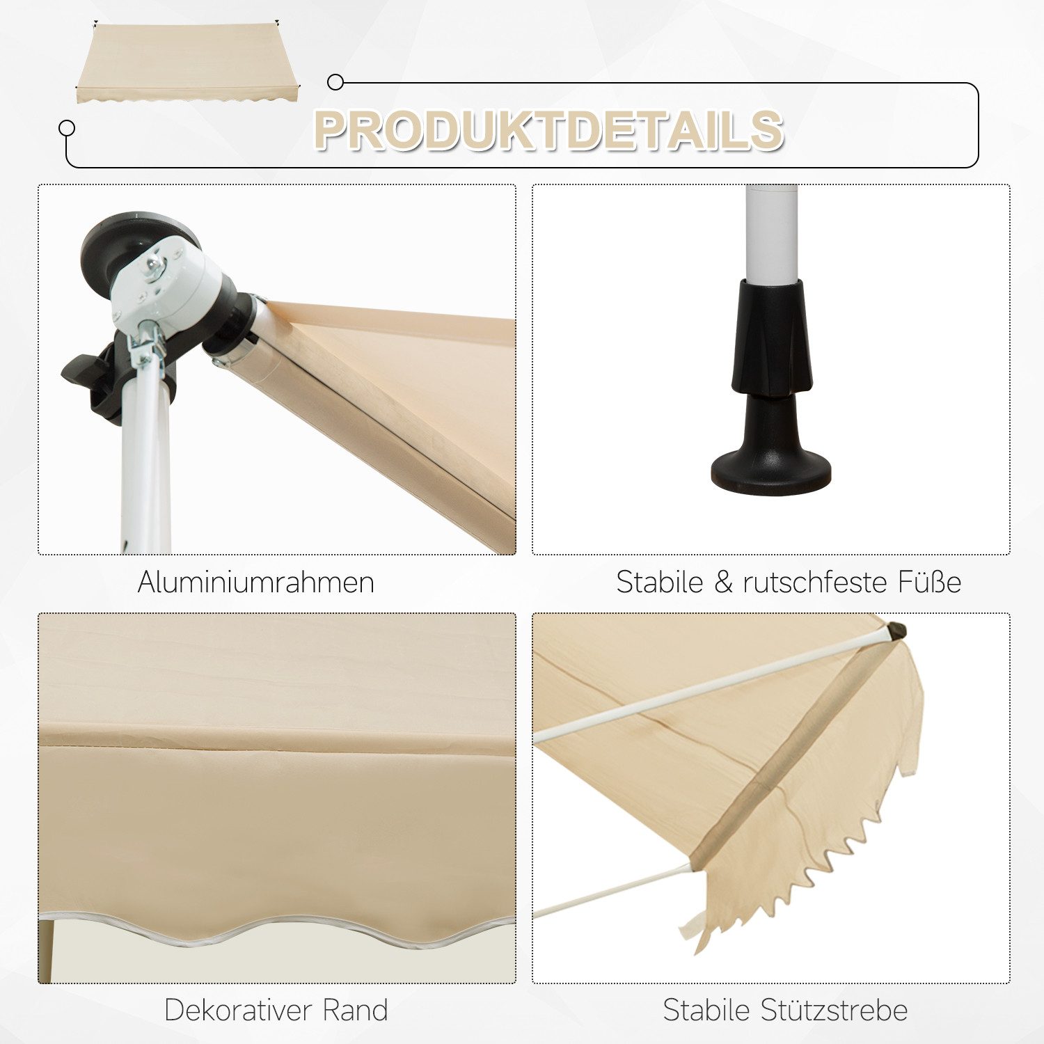 MC Star Gelenkarmmarkise 300 x 150cm günstig online kaufen