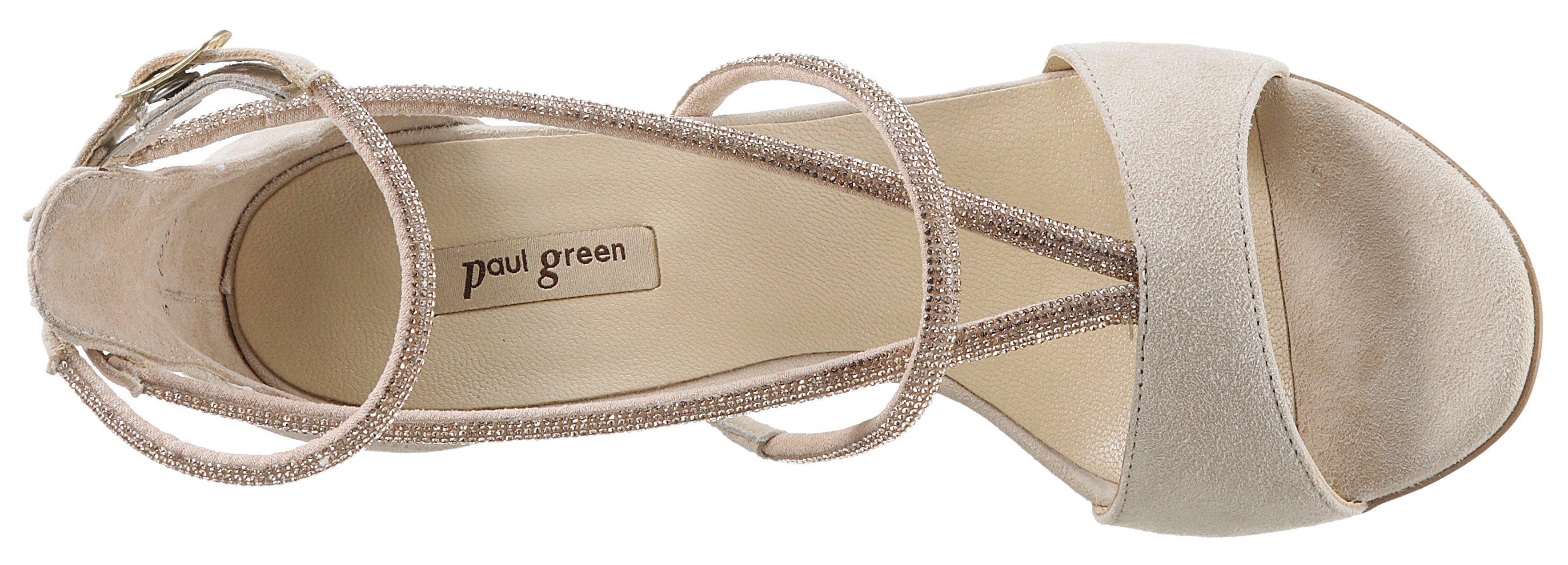 Green beige Paul in Optik eleganter Sandalette