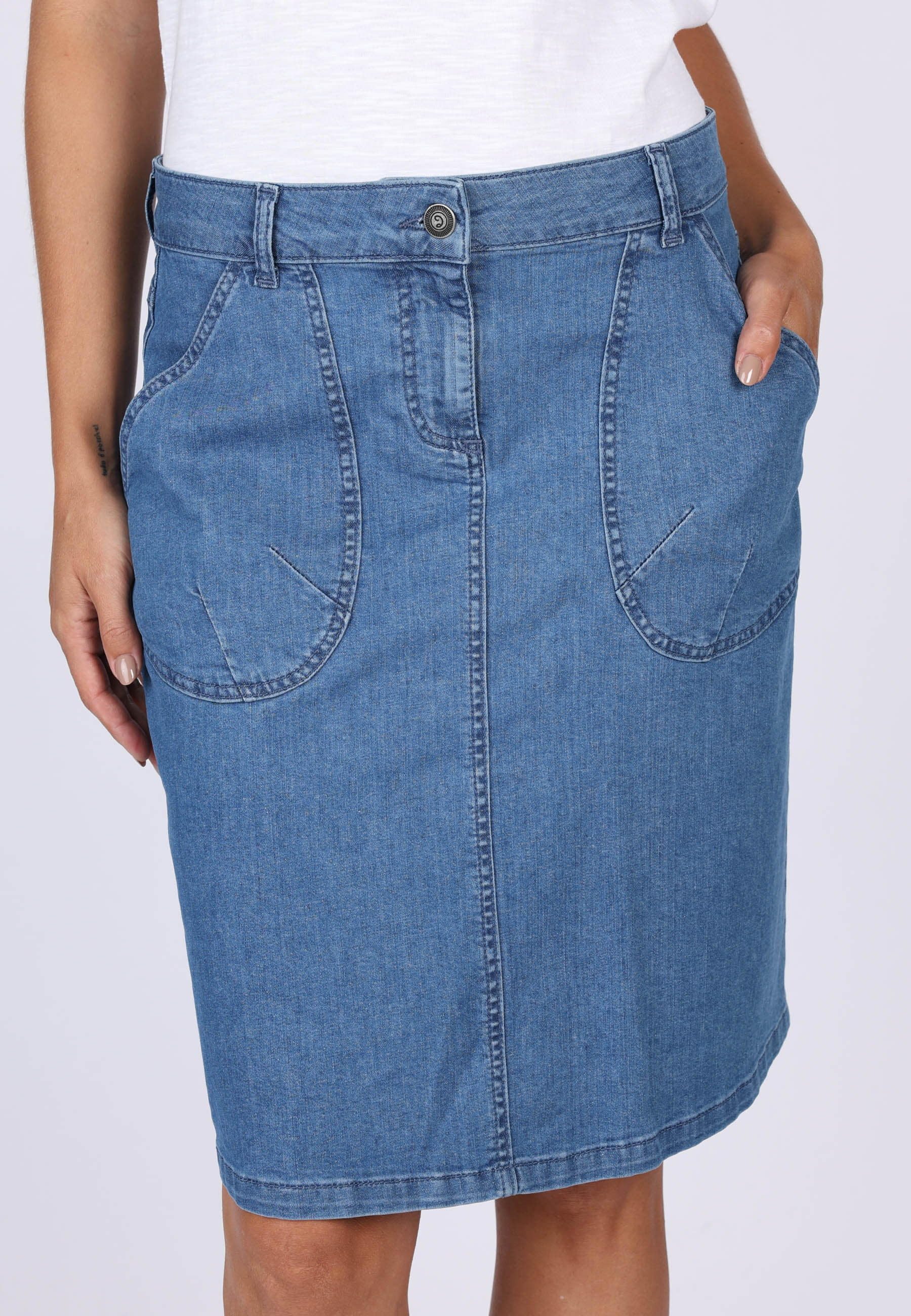 Deerberg Sommerrock Dorinjar light denim