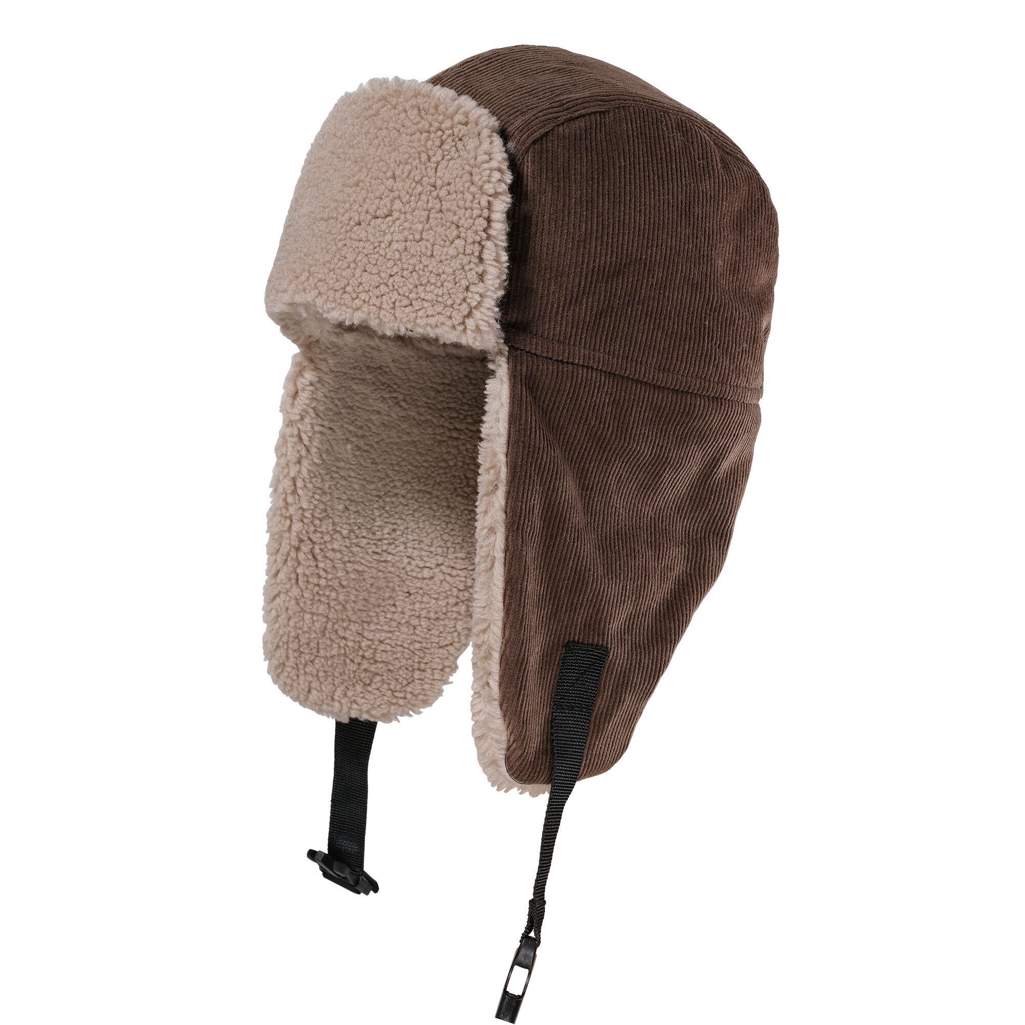 MAXIMO Fleecemütze KIDS BOY-Fliegermütze, Futter (1-St) CORD