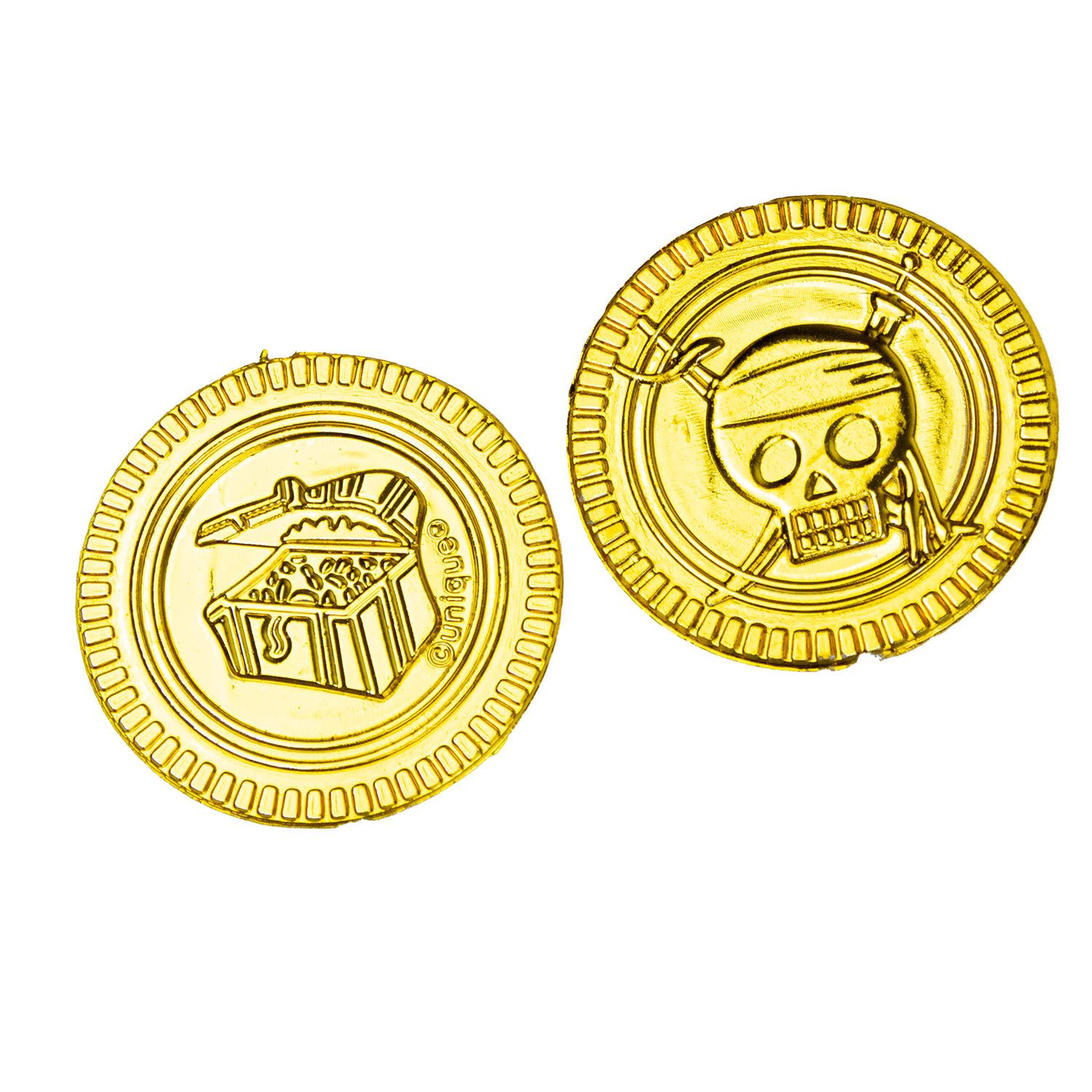 Unique Industries Inc. Kostüm 144 Goldmünzen Spielgeld - Piratenschatz – Bild 5 von 5