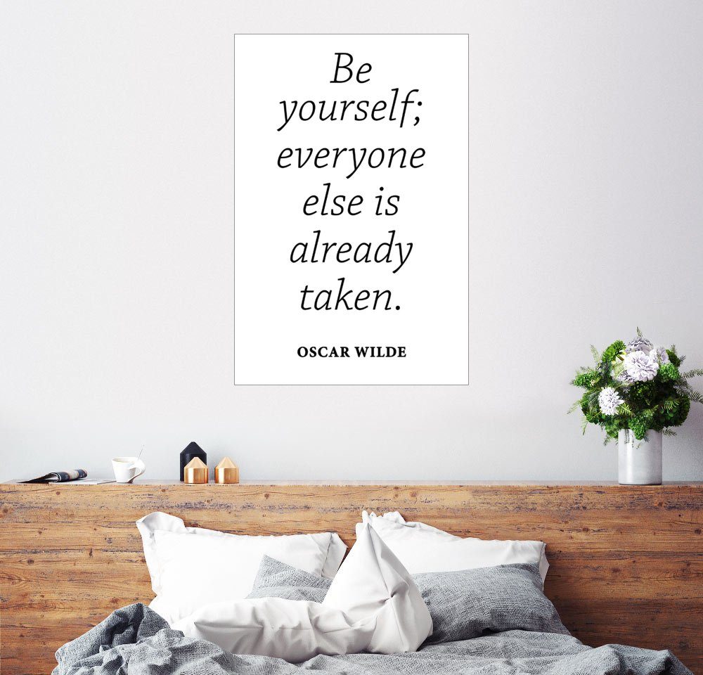 Posterlounge Wandbild, Sei du selbst (Englisch) online kaufen OTTO